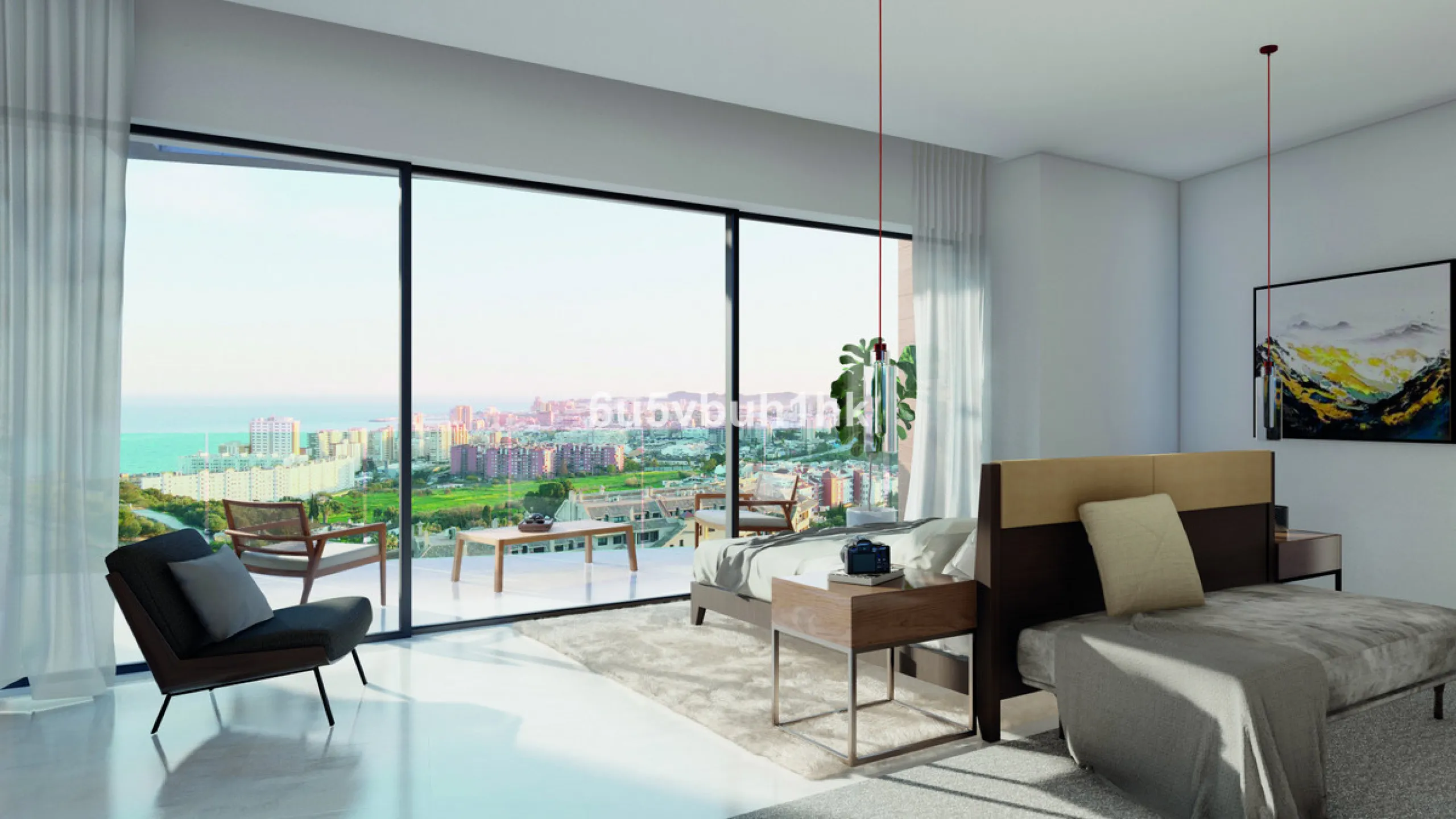 This unique and high-quality concept is located in Torreblanca, in the best location in Fuengirola, and offers a magnificent panoramic view of the Mediterranean Sea and the skyline of Fuengirola. The villa in this exclusive new development is divided into