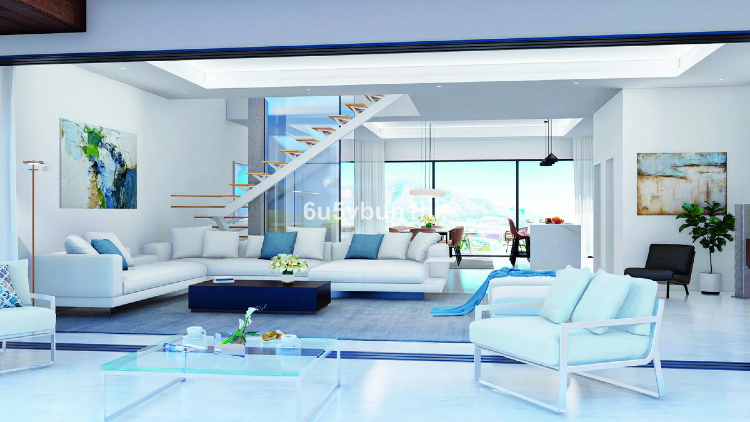 This unique and high-quality concept is located in Torreblanca, in the best location in Fuengirola, and offers a magnificent panoramic view of the Mediterranean Sea and the skyline of Fuengirola. The villa in this exclusive new development is divided into
