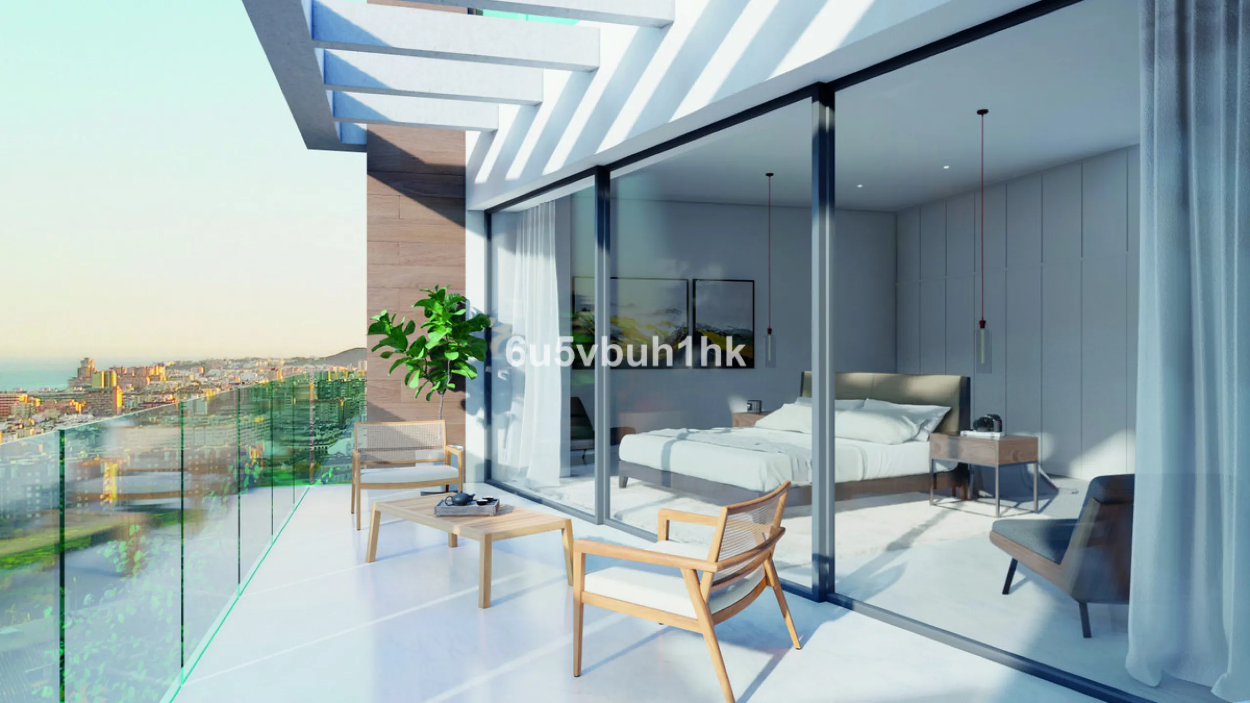 This unique and high-quality concept is located in Torreblanca, in the best location in Fuengirola, and offers a magnificent panoramic view of the Mediterranean Sea and the skyline of Fuengirola. The villa in this exclusive new development is divided into