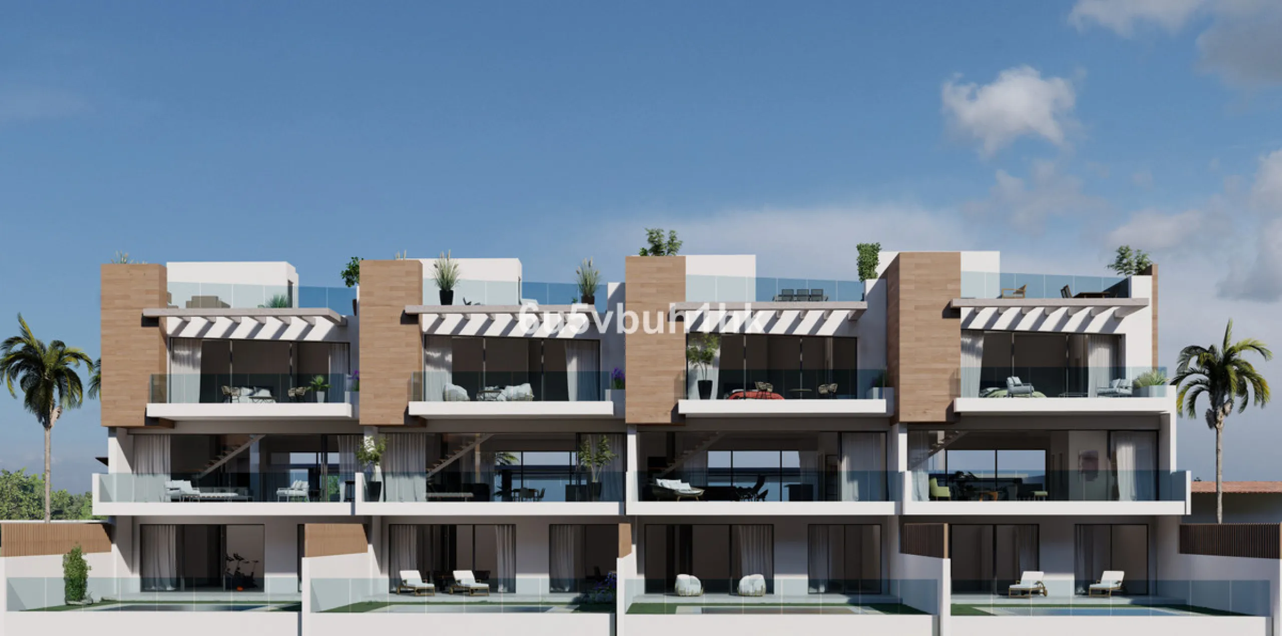 This unique and high-quality concept is located in Torreblanca, in the best location in Fuengirola, and offers a magnificent panoramic view of the Mediterranean Sea and the skyline of Fuengirola. The villa in this exclusive new development is divided into