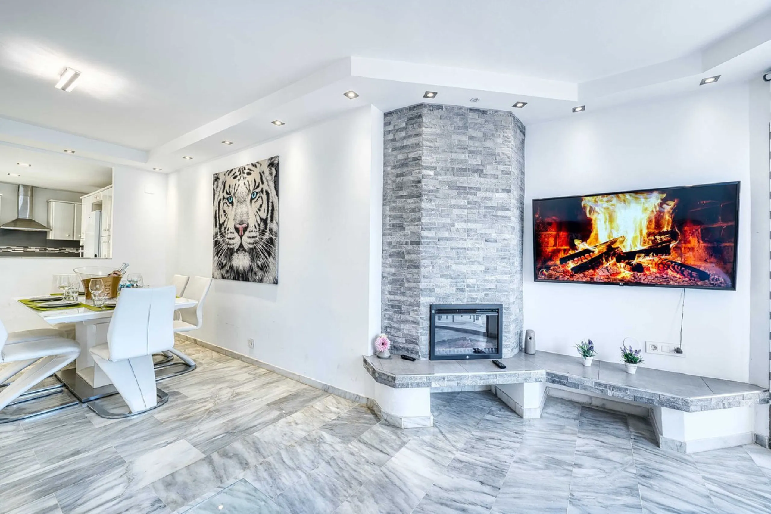 Great INvestment - return holiday rental 6%-7%  per year - 2 AMAZING BEACHFRONT  refurbished apartments earn directly income with existing bookings.  Situated on top of each other-  each 2 bedrooms 2 bathrooms- 2 new kitchen -2 new living dining area - al