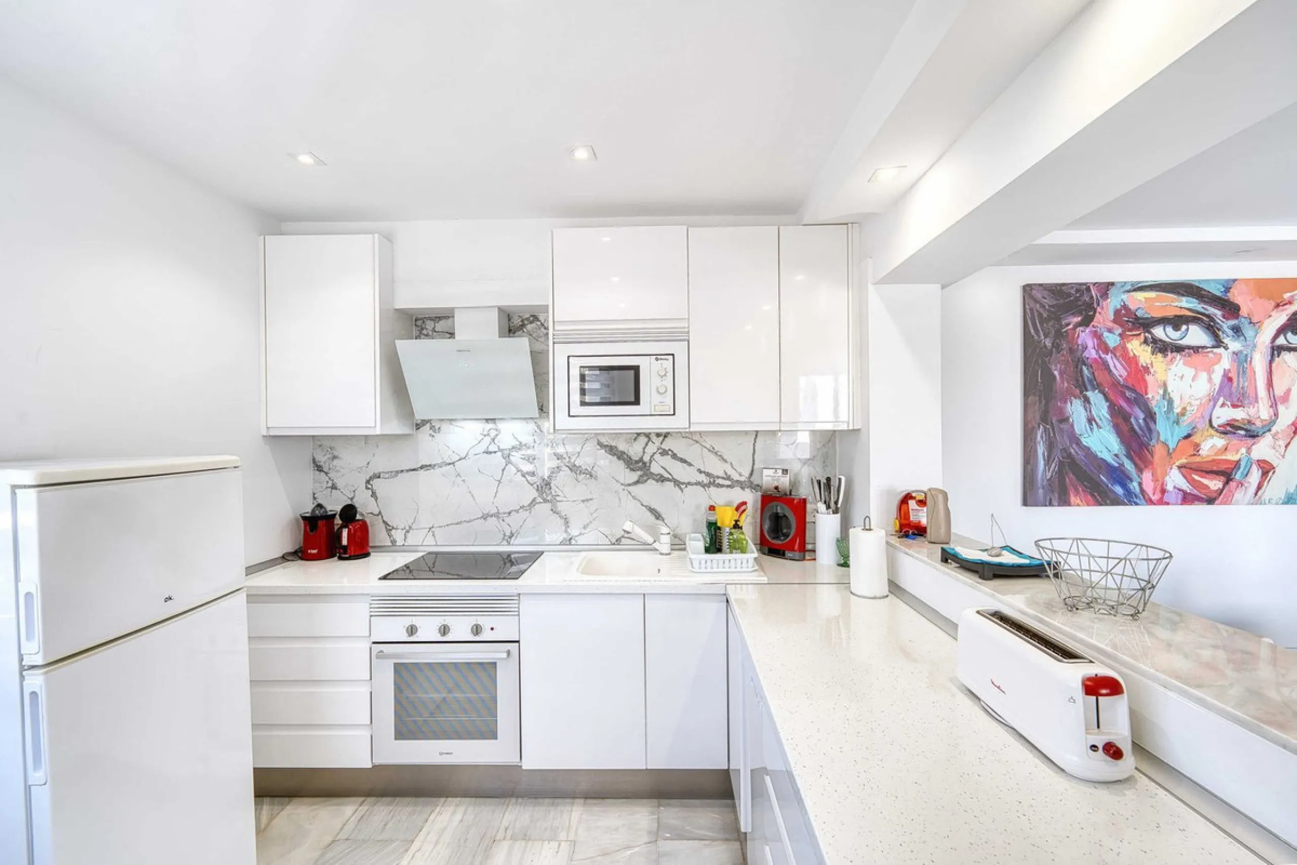 Great INvestment - return holiday rental 6%-7%  per year - 2 AMAZING BEACHFRONT  refurbished apartments earn directly income with existing bookings.  Situated on top of each other-  each 2 bedrooms 2 bathrooms- 2 new kitchen -2 new living dining area - al