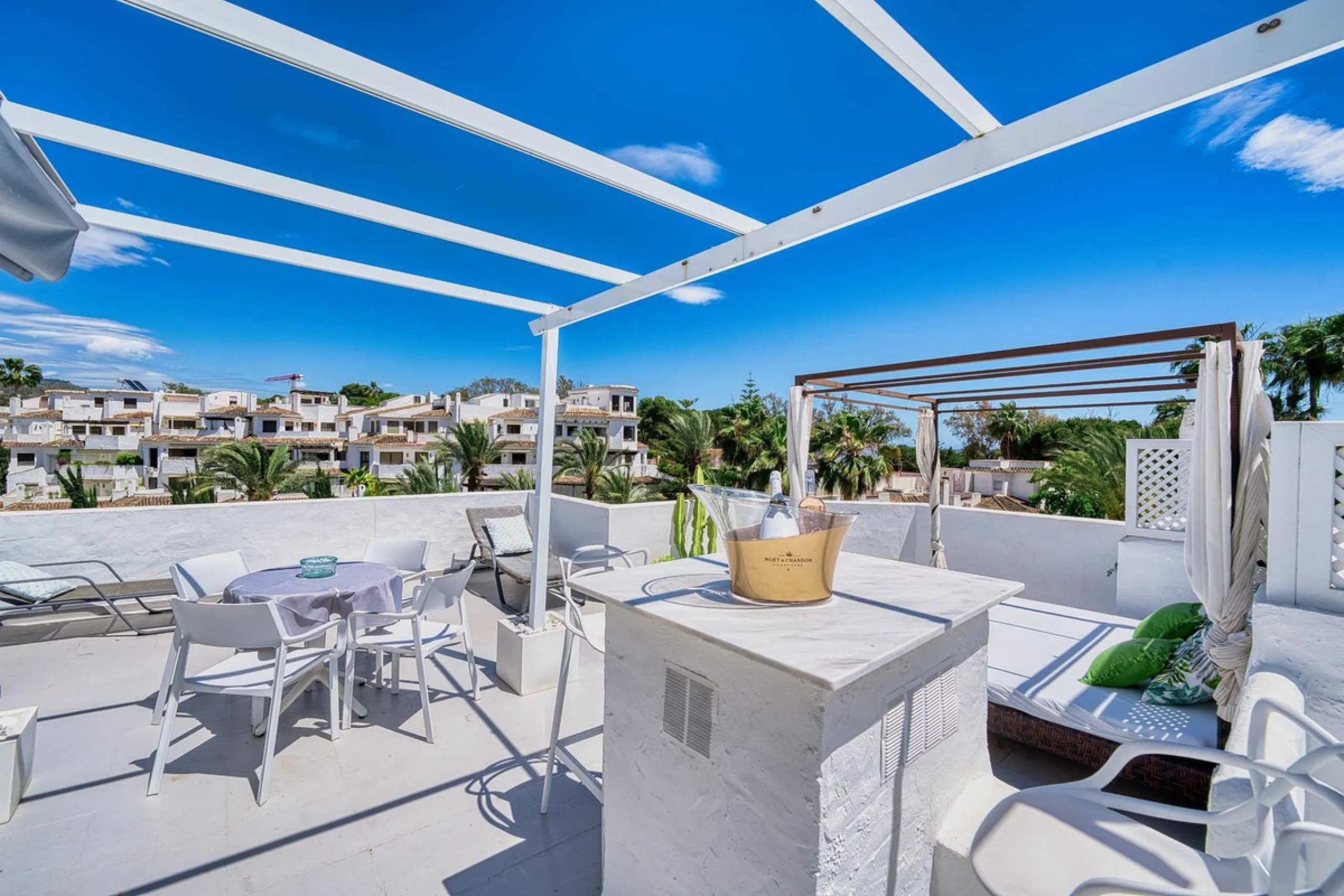 Great INvestment - return holiday rental 6%-7%  per year - 2 AMAZING BEACHFRONT  refurbished apartments earn directly income with existing bookings.  Situated on top of each other-  each 2 bedrooms 2 bathrooms- 2 new kitchen -2 new living dining area - al