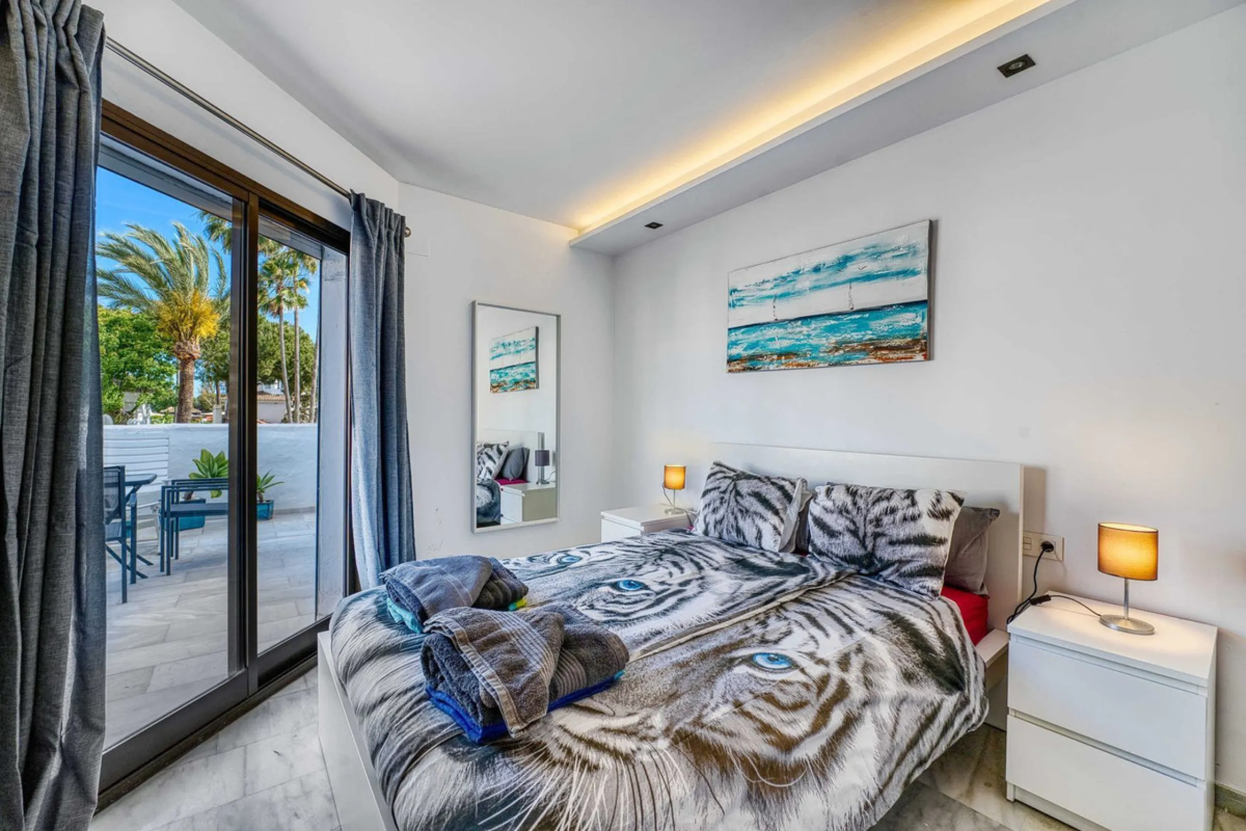 Great INvestment - return holiday rental 6%-7%  per year - 2 AMAZING BEACHFRONT  refurbished apartments earn directly income with existing bookings.  Situated on top of each other-  each 2 bedrooms 2 bathrooms- 2 new kitchen -2 new living dining area - al