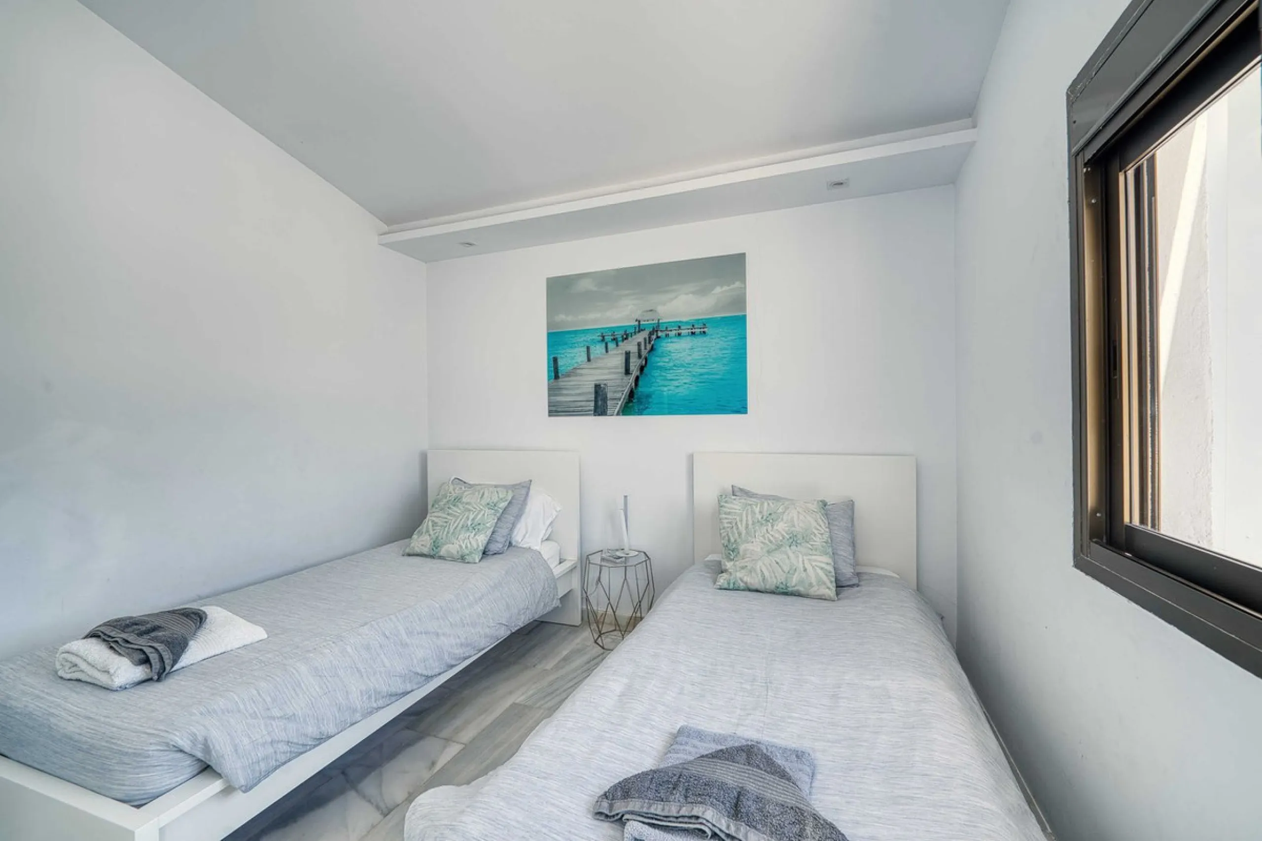 Great INvestment - return holiday rental 6%-7%  per year - 2 AMAZING BEACHFRONT  refurbished apartments earn directly income with existing bookings.  Situated on top of each other-  each 2 bedrooms 2 bathrooms- 2 new kitchen -2 new living dining area - al