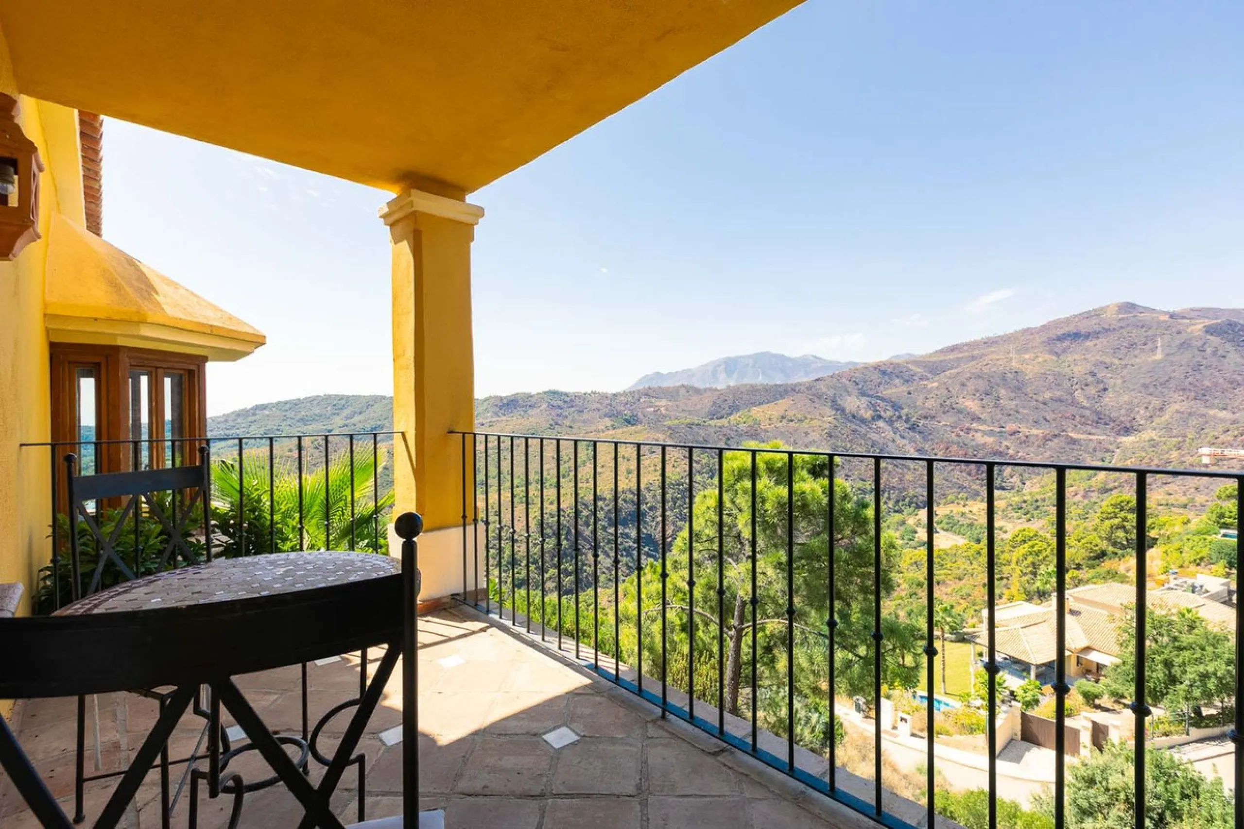 Escape to pure serenity with this exclusive, detached luxury villa—a remarkable 5-bedroom, 5-bathroom retreat complete with a private pool and breathtaking mountain and sea views. Perfectly positioned in the enchanting Montemayor Valley, within the pictur