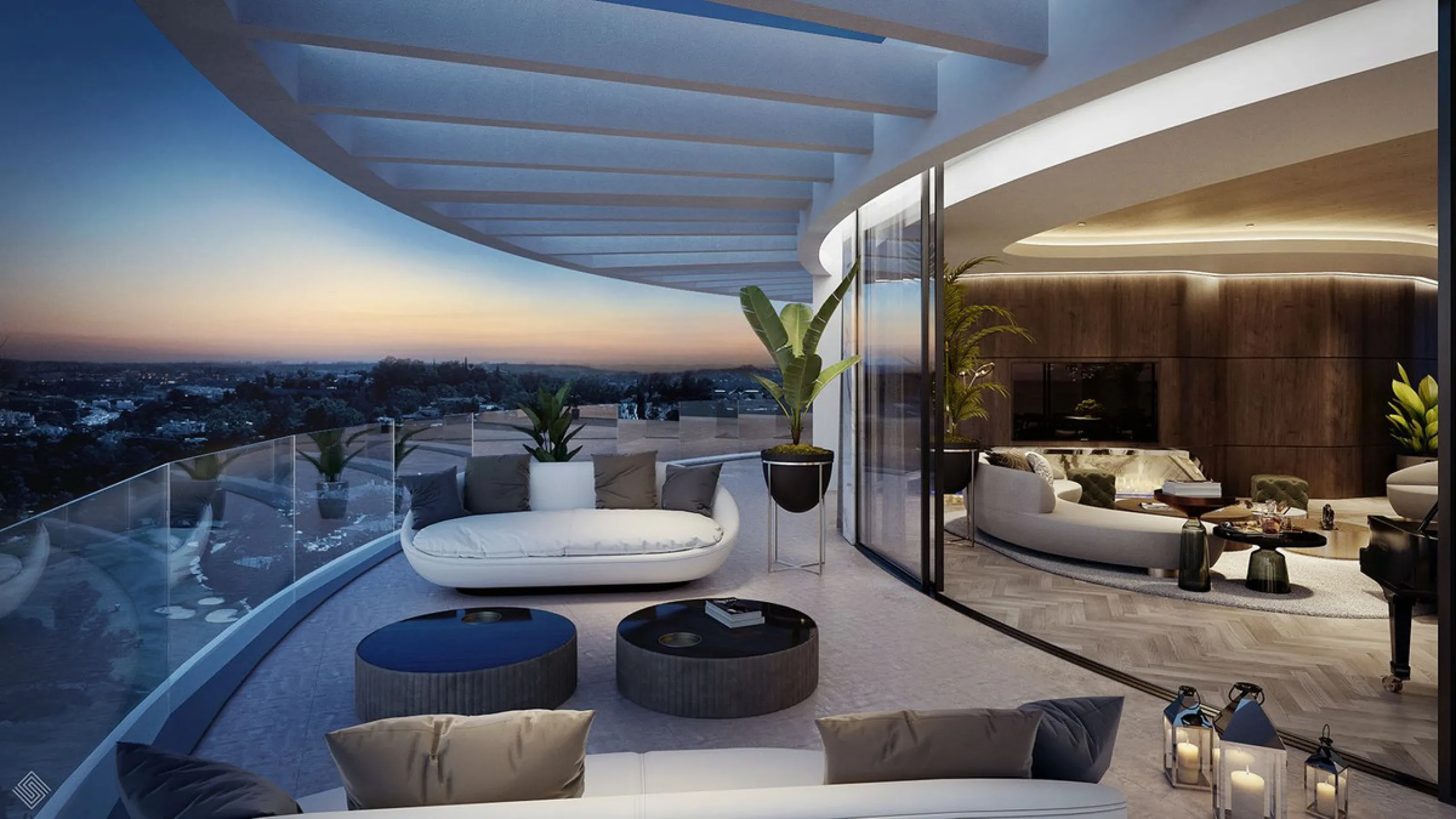 Modern and luminous 3 bedrooms penthouse in El Madroñal
