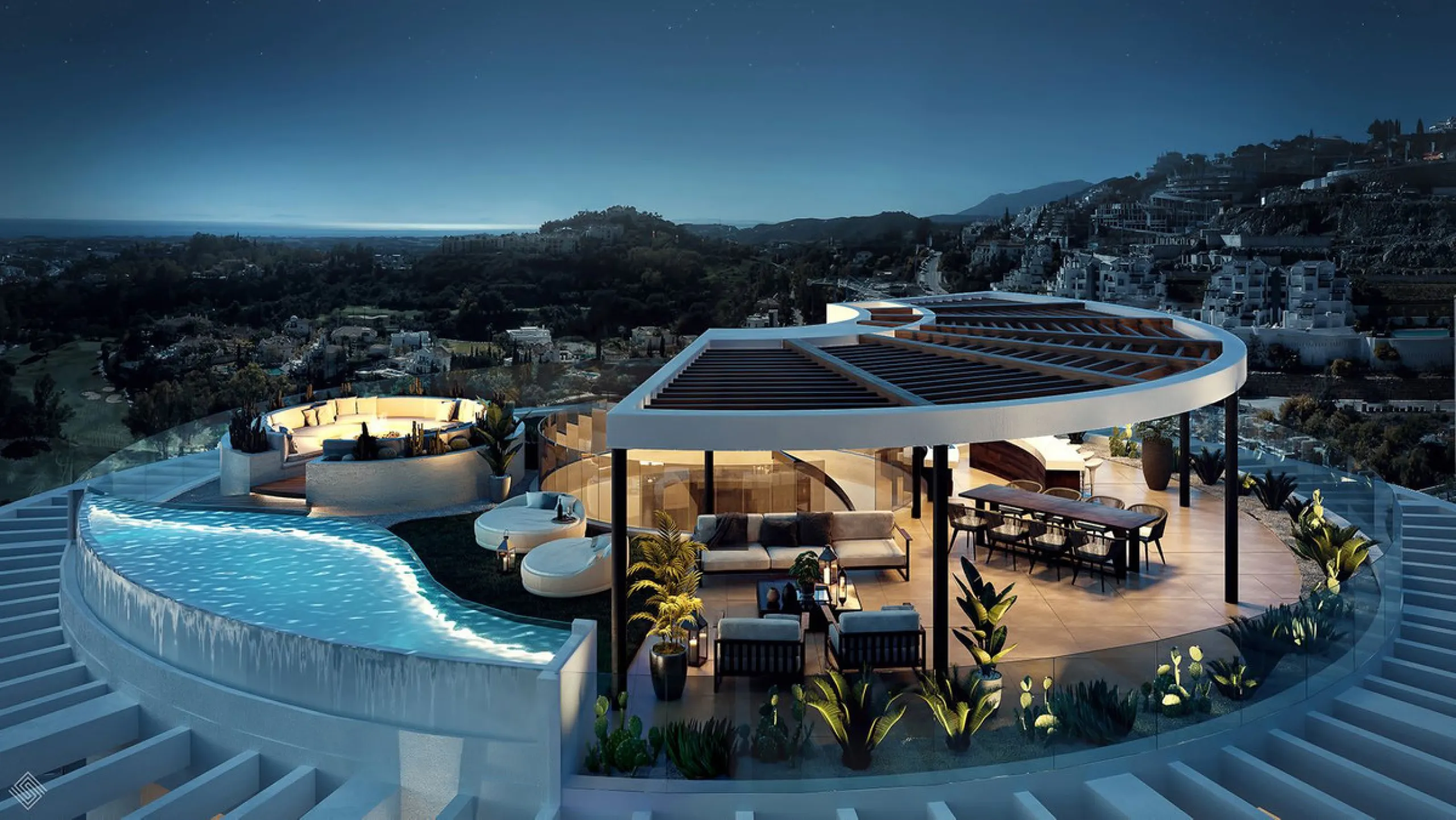 Modern and luminous 3 bedrooms penthouse in El Madroñal