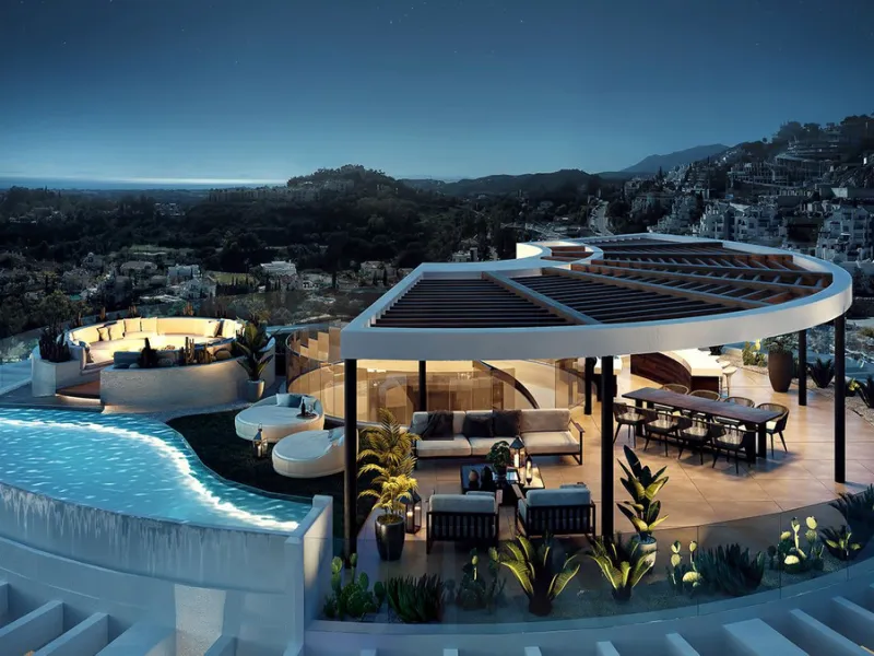Modern and luminous 3 bedrooms penthouse in El Madroñal