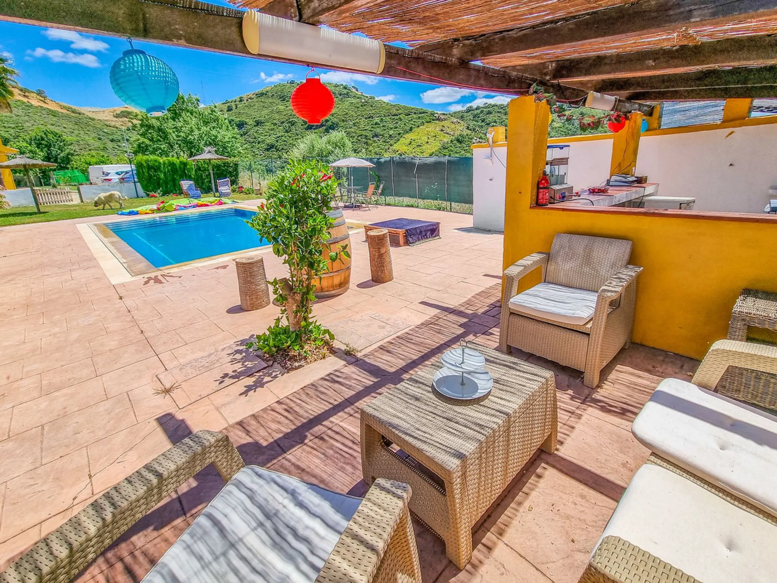 Lovely 3-bed finca with private pool and a very large plot with fruit trees in Casares.