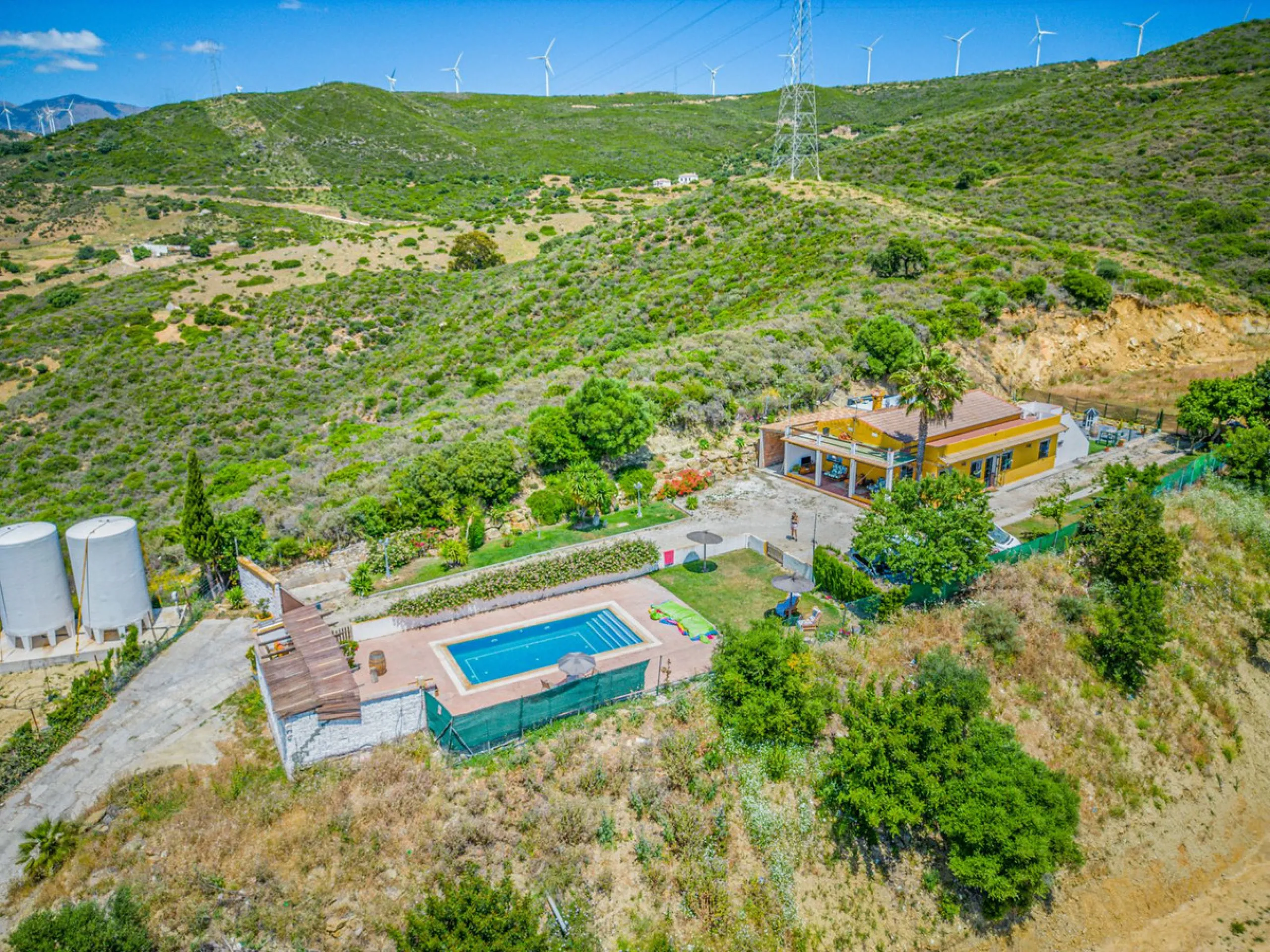 Lovely 3-bed finca with private pool and a very large plot with fruit trees in Casares.