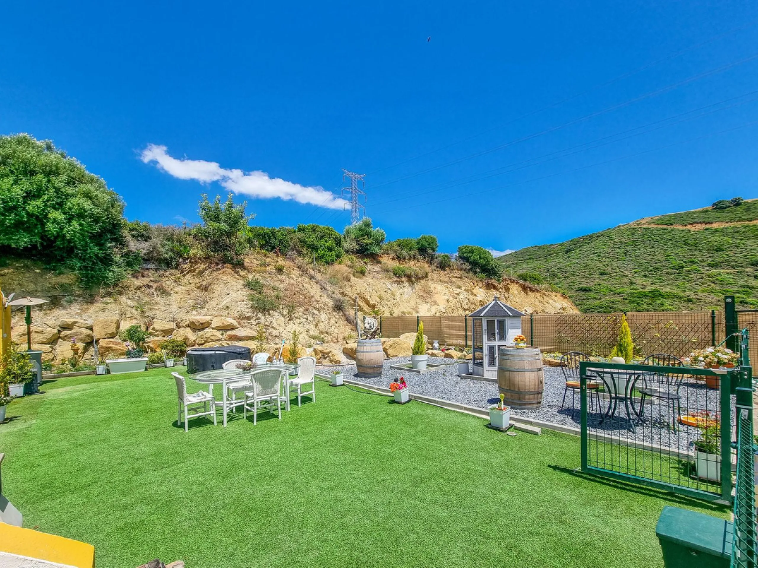 Lovely 3-bed finca with private pool and a very large plot with fruit trees in Casares.