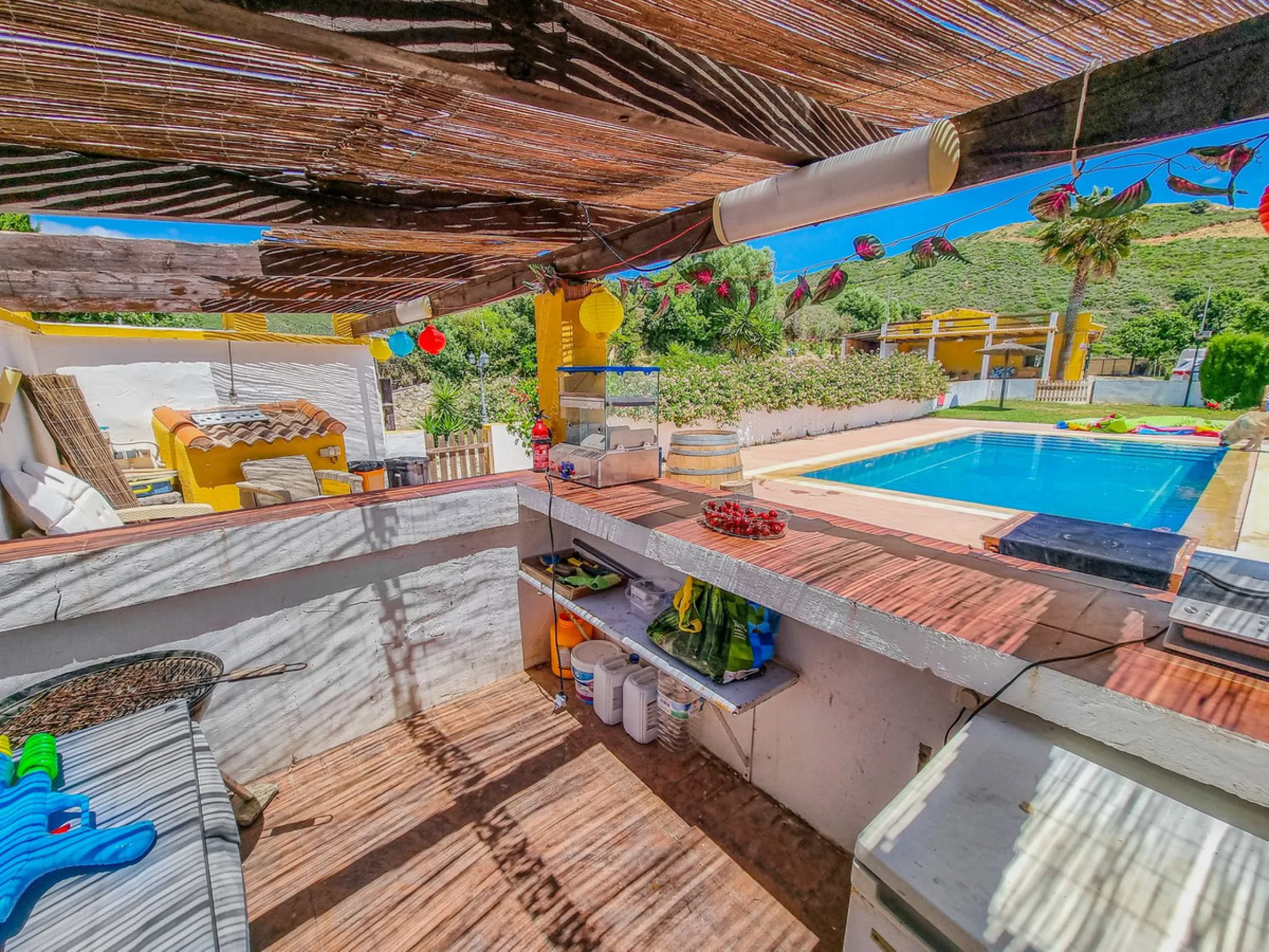 Lovely 3-bed finca with private pool and a very large plot with fruit trees in Casares.