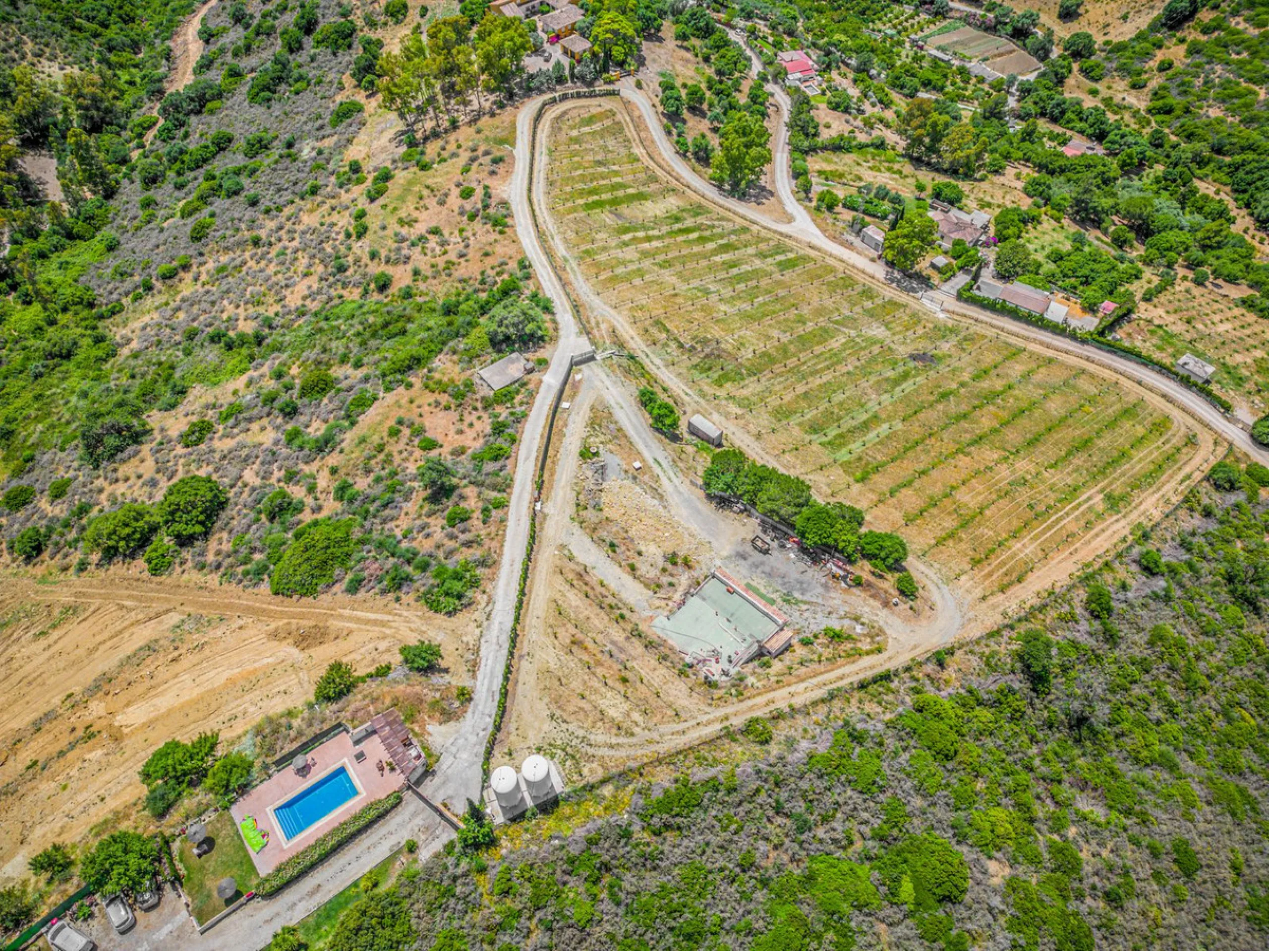 Lovely 3-bed finca with private pool and a very large plot with fruit trees in Casares.