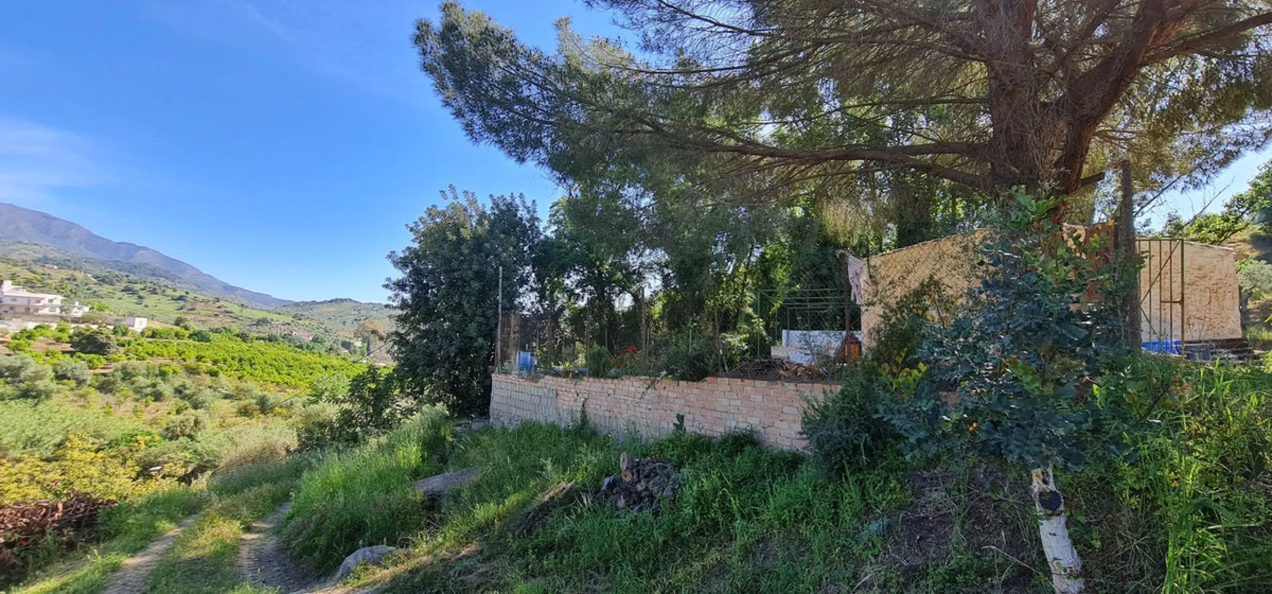 Great opportunity to purchase a total of more than 22.000m2 of land in the area of Tolox, offering different fruit trees, avocado trees and olive trees. There are two plots next to eachother which are to be sold, one plot has a small farm house and has a 