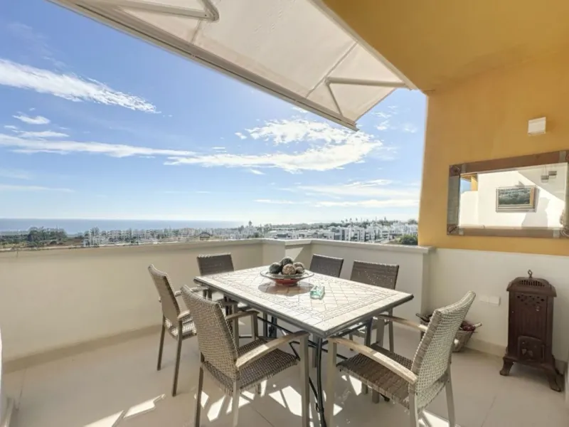 This exceptional triplex penthouse stands out as one of the most unique and meticulously designed properties in the Selwo area of Estepona. Its current owners, **renowned interior designers**, carried out a complete **bespoke, full-scale renovation**, ori