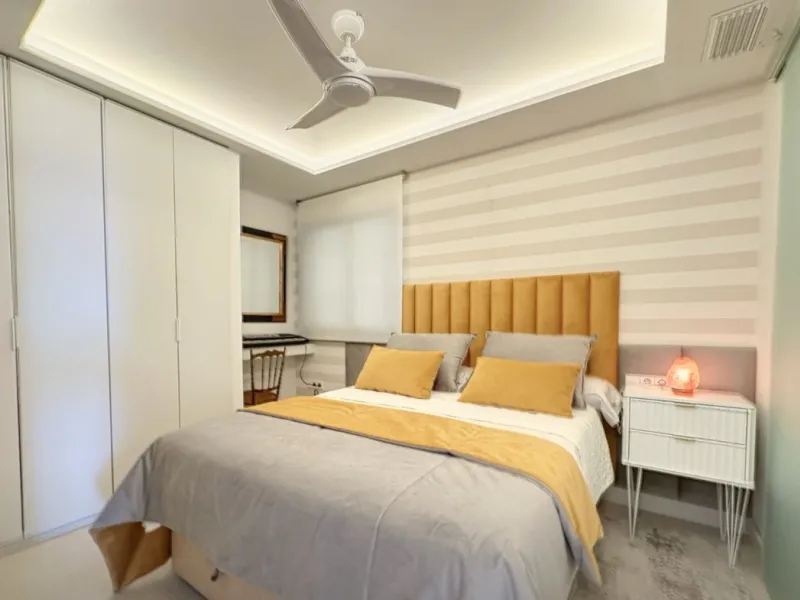 This exceptional triplex penthouse stands out as one of the most unique and meticulously designed properties in the Selwo area of Estepona. Its current owners, **renowned interior designers**, carried out a complete **bespoke, full-scale renovation**, ori