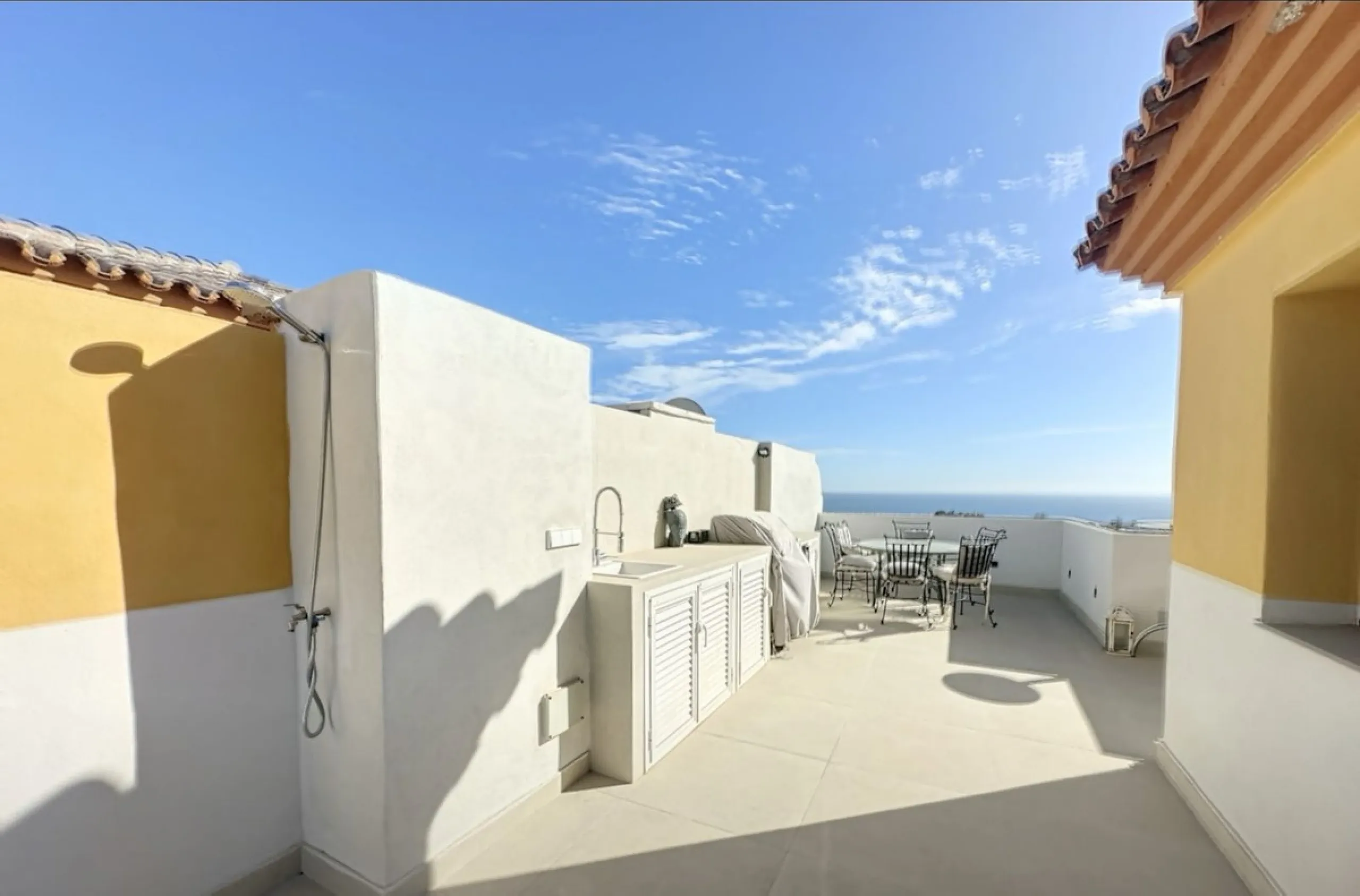 This exceptional triplex penthouse stands out as one of the most unique and meticulously designed properties in the Selwo area of Estepona. Its current owners, **renowned interior designers**, carried out a complete **bespoke, full-scale renovation**, ori