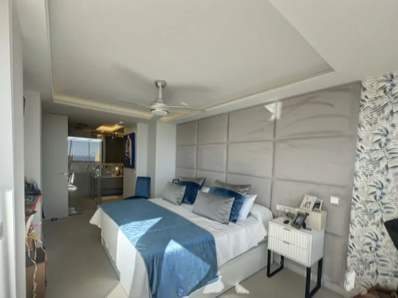 This exceptional triplex penthouse stands out as one of the most unique and meticulously designed properties in the Selwo area of Estepona. Its current owners, **renowned interior designers**, carried out a complete **bespoke, full-scale renovation**, ori