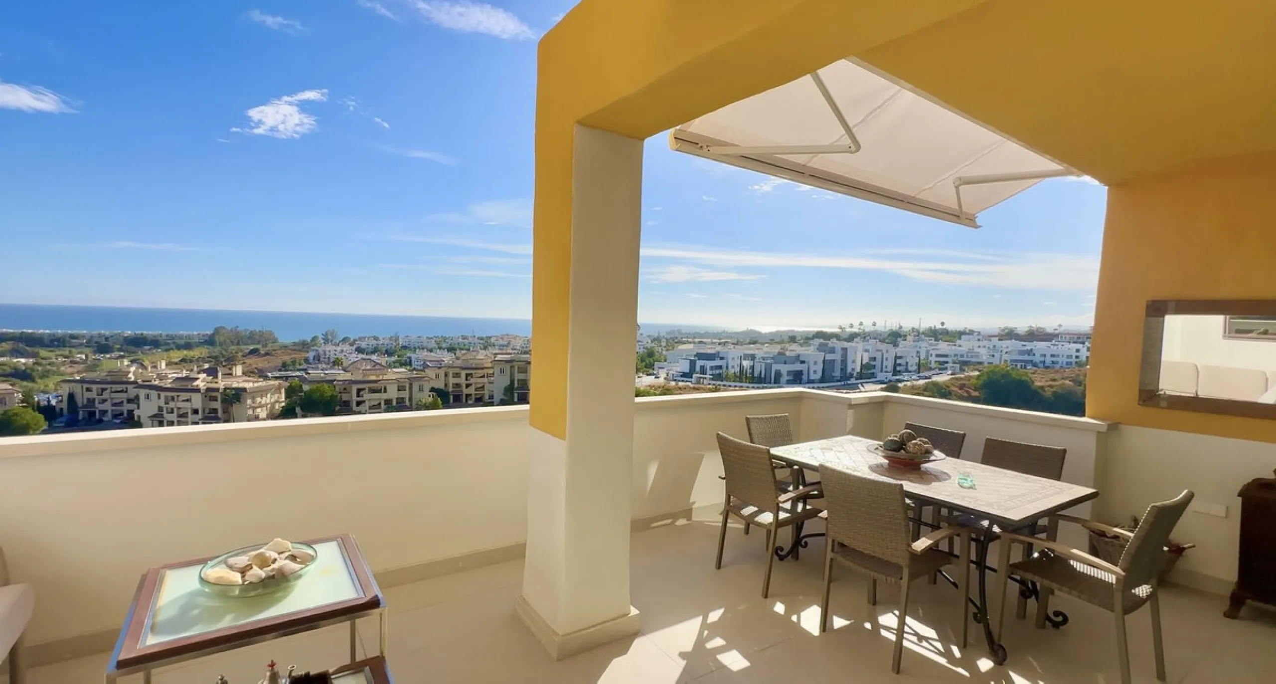 This exceptional triplex penthouse stands out as one of the most unique and meticulously designed properties in the Selwo area of Estepona. Its current owners, **renowned interior designers**, carried out a complete **bespoke, full-scale renovation**, ori