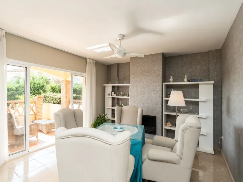 Located in the rolling hills of Mijas Costa, in the upper part of Riviera del Sol, this large villa offers the perfect balance of space, comfort, and convenience for family living. Positioned beside Cala Nova and right next to the exciting new One Bali Vi