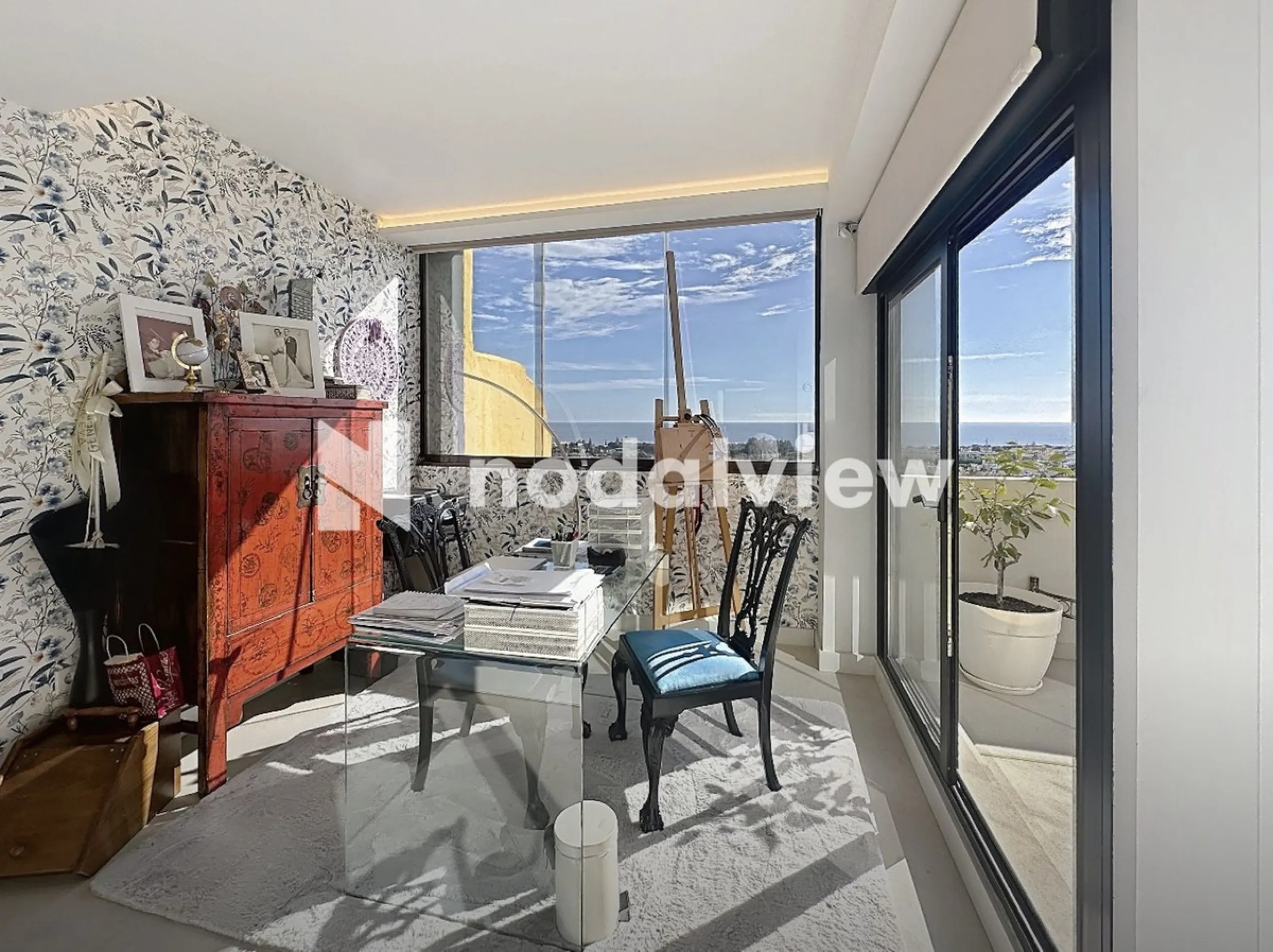 This exceptional triplex penthouse stands out as one of the most unique and meticulously designed properties in the Selwo area of Estepona. Its current owners, **renowned interior designers**, carried out a complete **bespoke, full-scale renovation**, ori