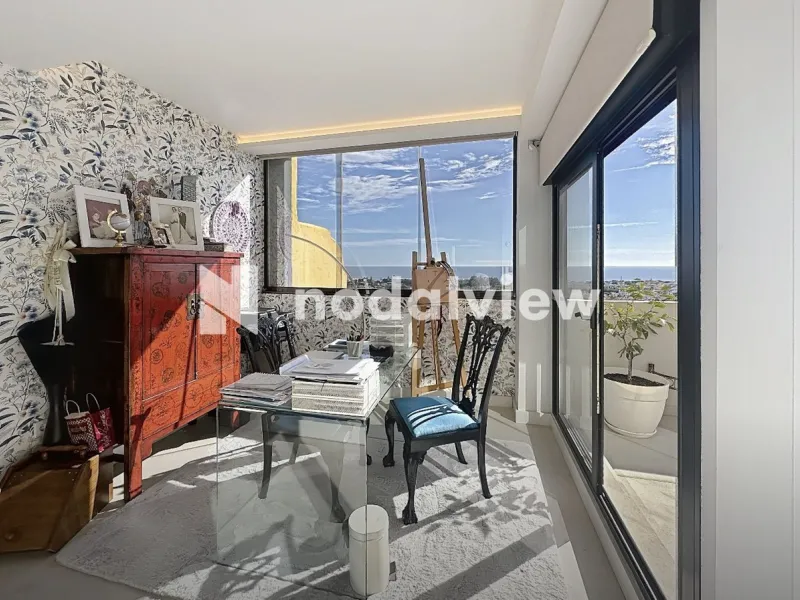 This exceptional triplex penthouse stands out as one of the most unique and meticulously designed properties in the Selwo area of Estepona. Its current owners, **renowned interior designers**, carried out a complete **bespoke, full-scale renovation**, ori
