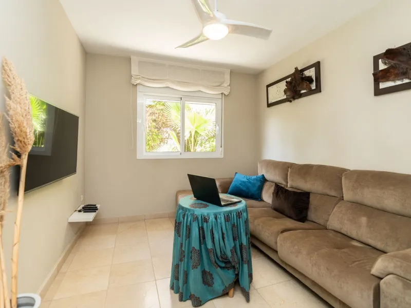 Located in the rolling hills of Mijas Costa, in the upper part of Riviera del Sol, this large villa offers the perfect balance of space, comfort, and convenience for family living. Positioned beside Cala Nova and right next to the exciting new One Bali Vi