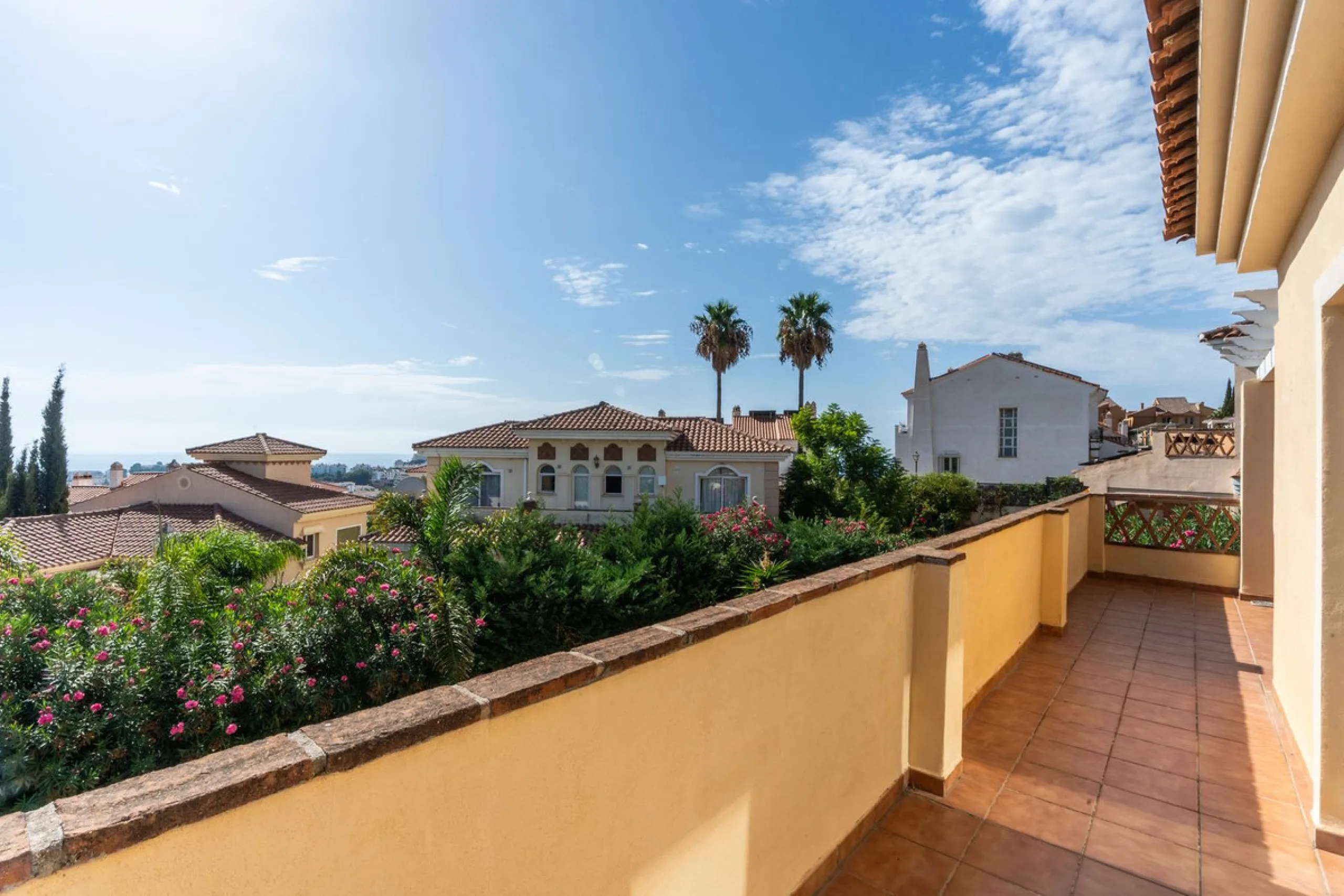 Located in the rolling hills of Mijas Costa, in the upper part of Riviera del Sol, this large villa offers the perfect balance of space, comfort, and convenience for family living. Positioned beside Cala Nova and right next to the exciting new One Bali Vi
