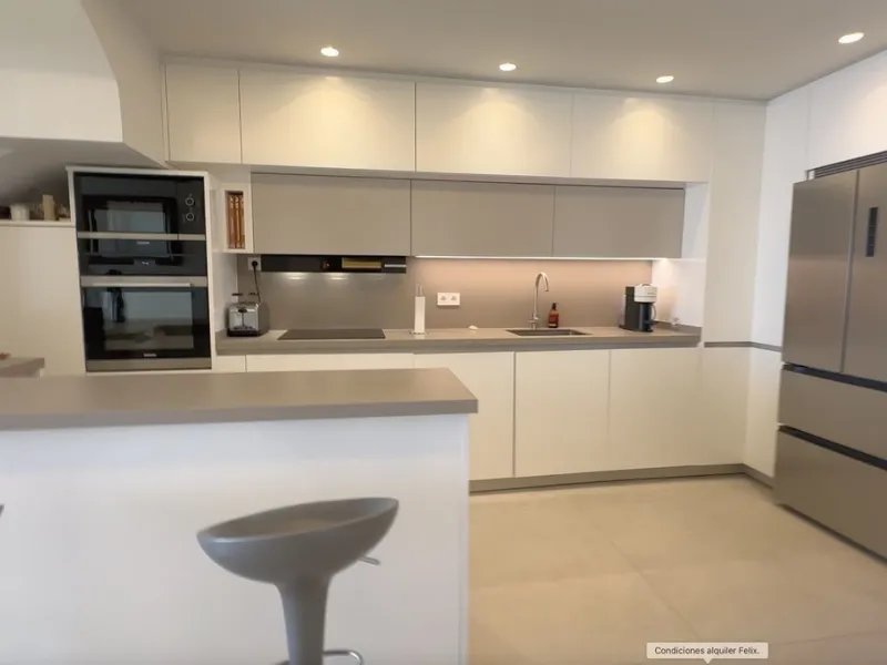This exceptional triplex penthouse stands out as one of the most unique and meticulously designed properties in the Selwo area of Estepona. Its current owners, **renowned interior designers**, carried out a complete **bespoke, full-scale renovation**, ori