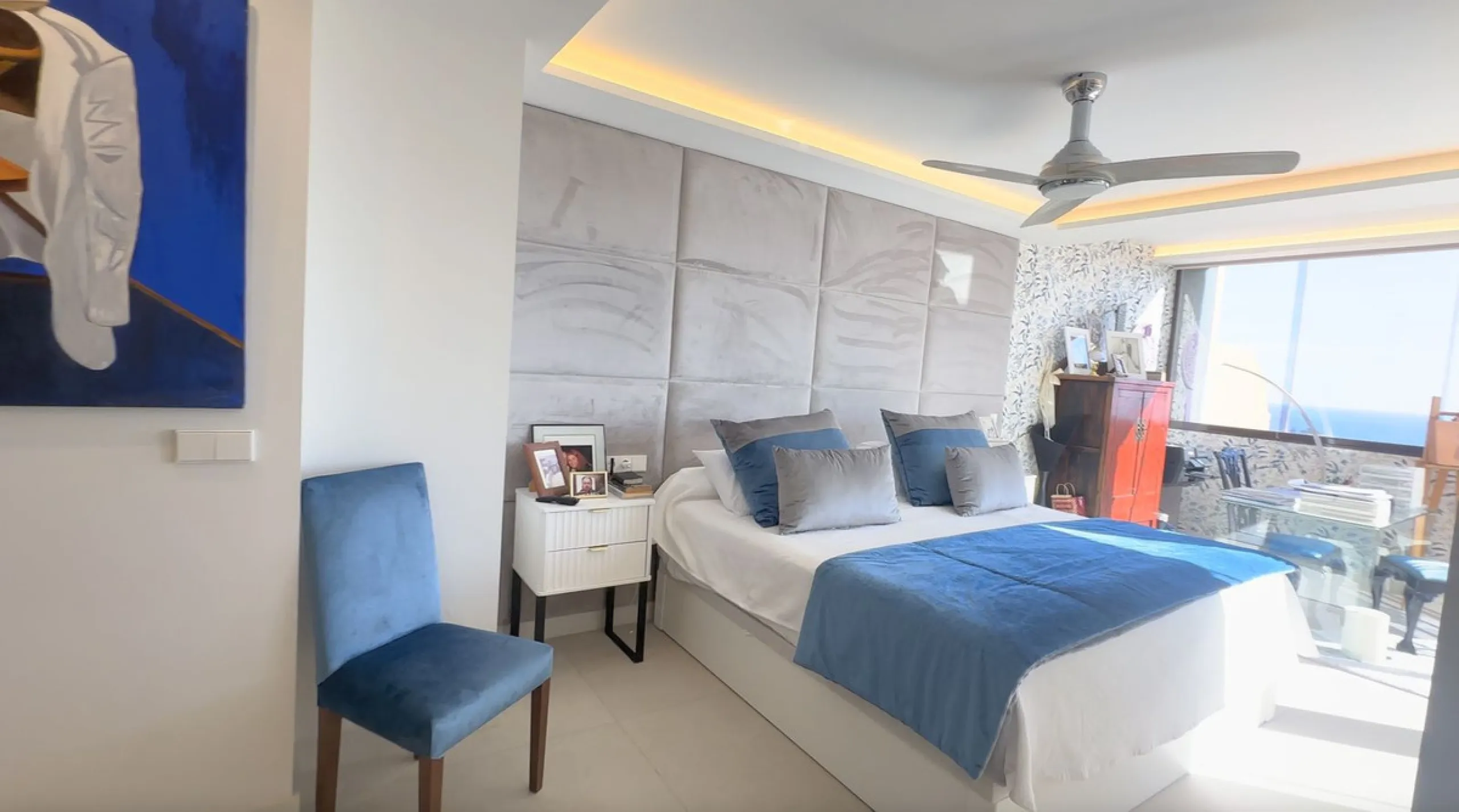This exceptional triplex penthouse stands out as one of the most unique and meticulously designed properties in the Selwo area of Estepona. Its current owners, **renowned interior designers**, carried out a complete **bespoke, full-scale renovation**, ori
