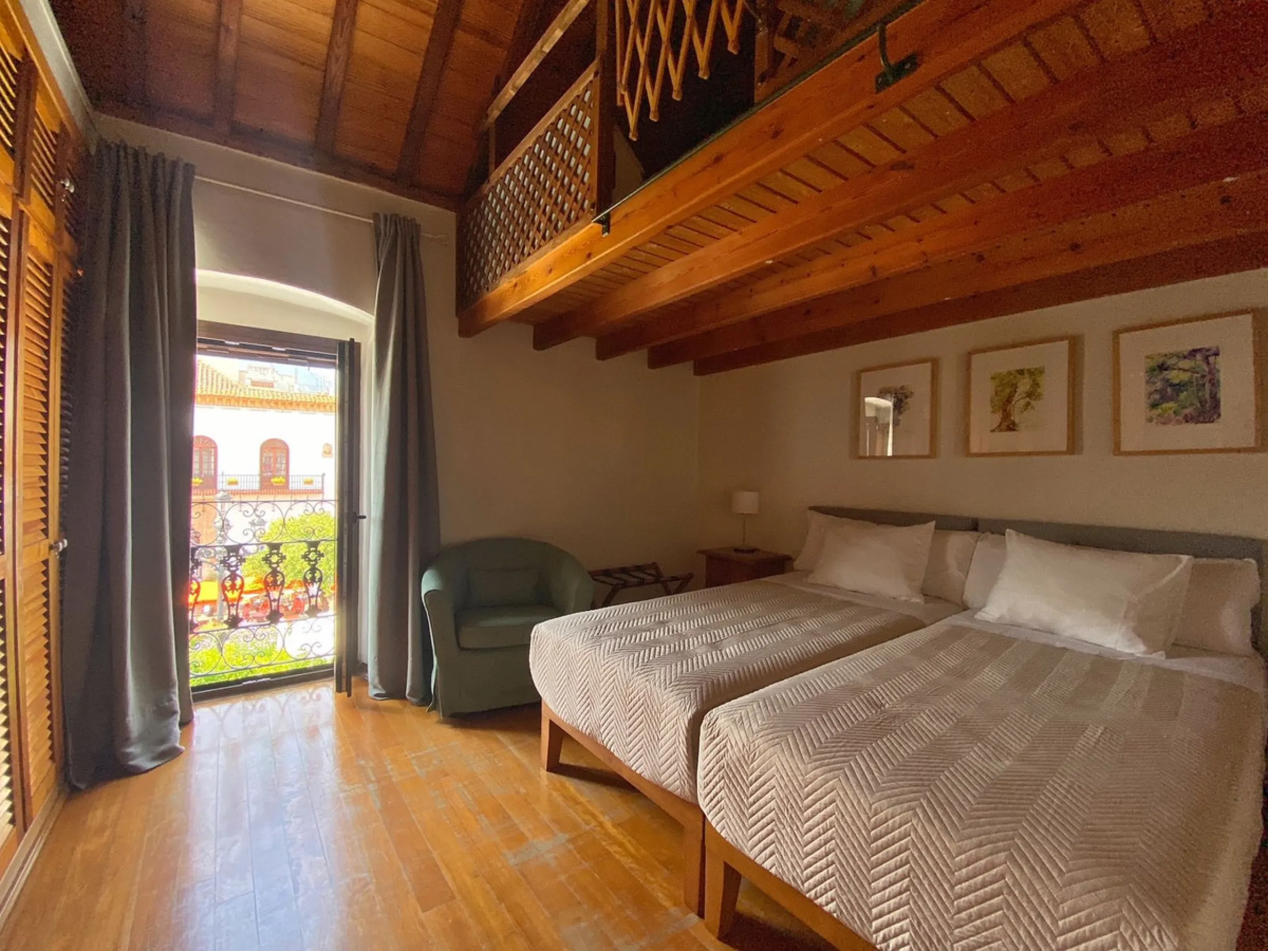 An iconic building in Marbella's old town, located in the heart of Plaza de los Naranjos.