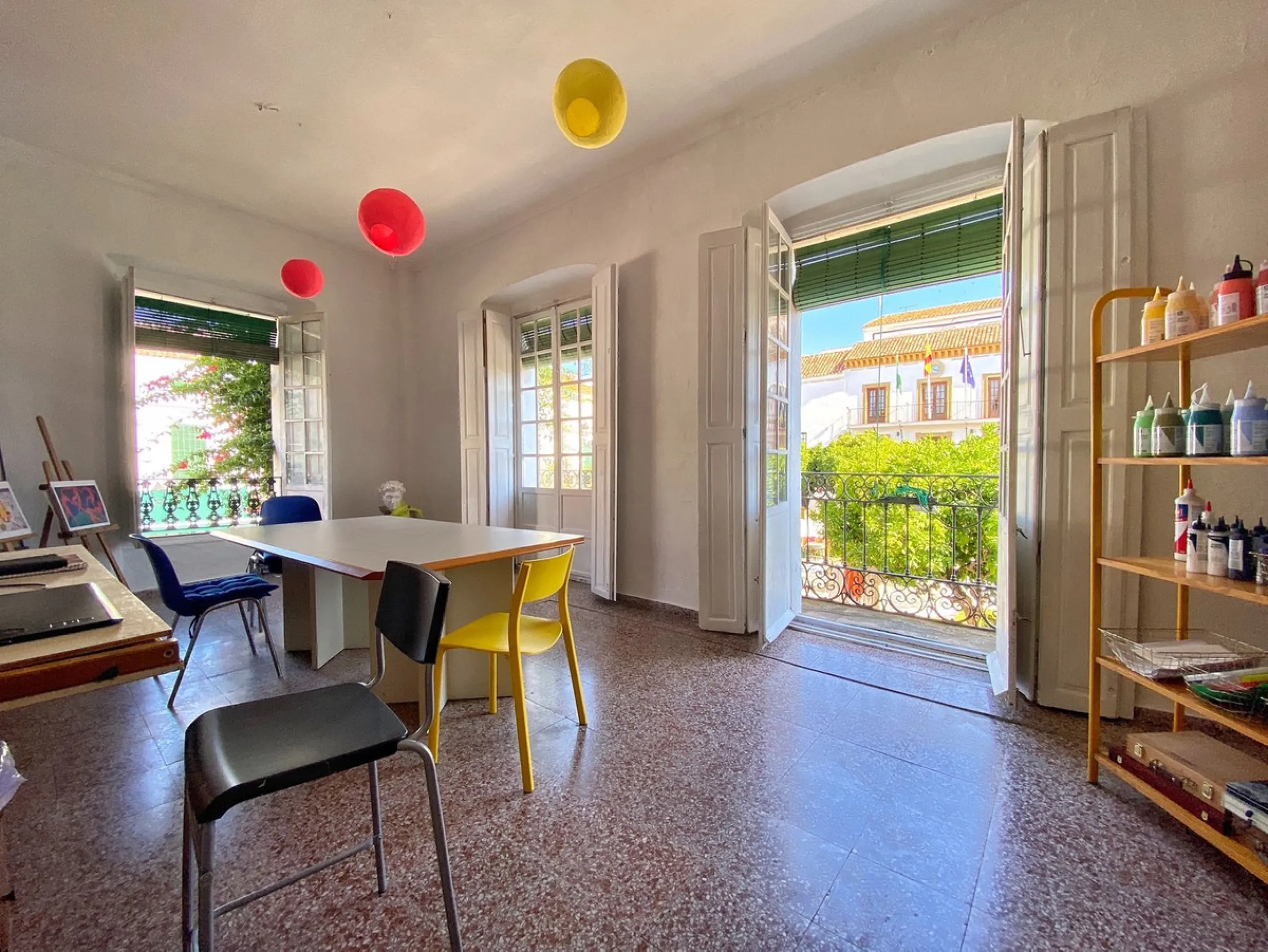 An iconic building in Marbella's old town, located in the heart of Plaza de los Naranjos.