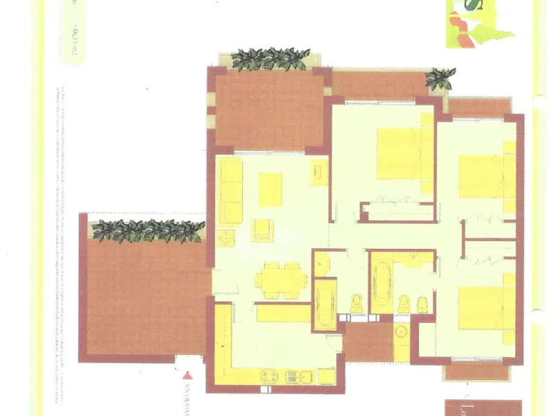 Apartment - Penthouse в продаже в Marbella, Málaga. В доме 3 спален и 2 ванных комнат. Площадь дома 144 м²