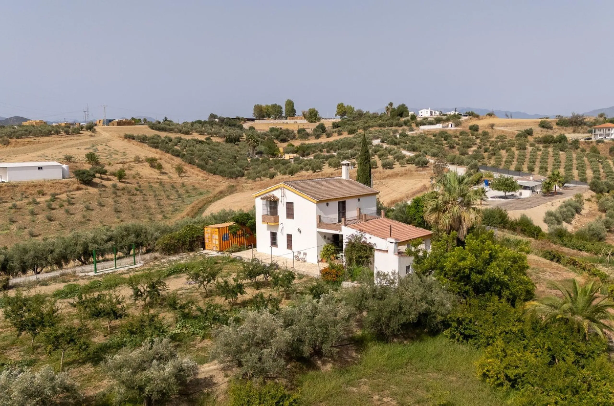 Wonderful finca with almost 50,000 m2 of land, totally fenced, with 5 different entrances, water from its own well plus irrigation water from the canal such us two algibes/ water deposits. T he land is divided into several terraces and planted mainly with