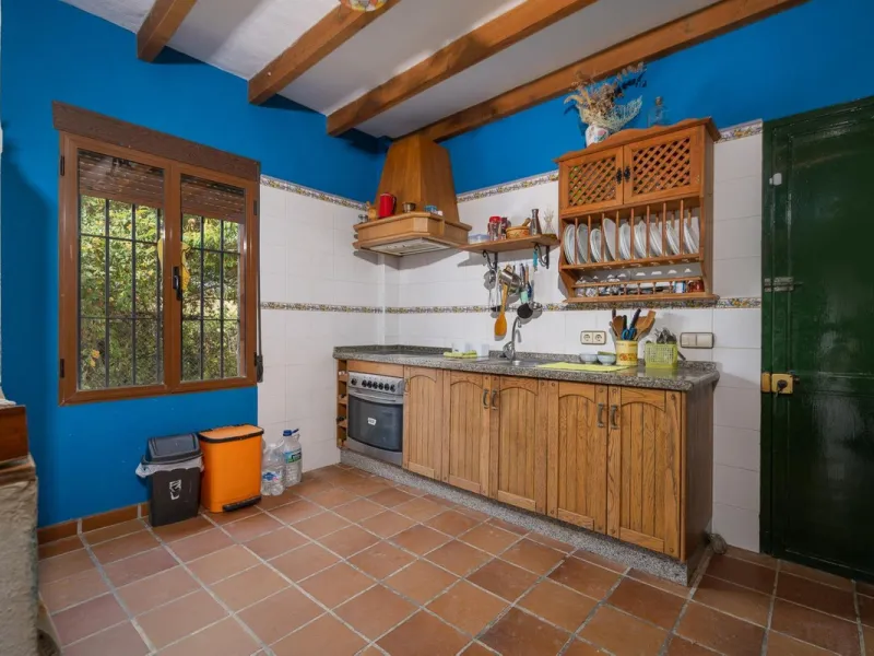 Wonderful finca with almost 50,000 m2 of land, totally fenced, with 5 different entrances, water from its own well plus irrigation water from the canal such us two algibes/ water deposits. T he land is divided into several terraces and planted mainly with