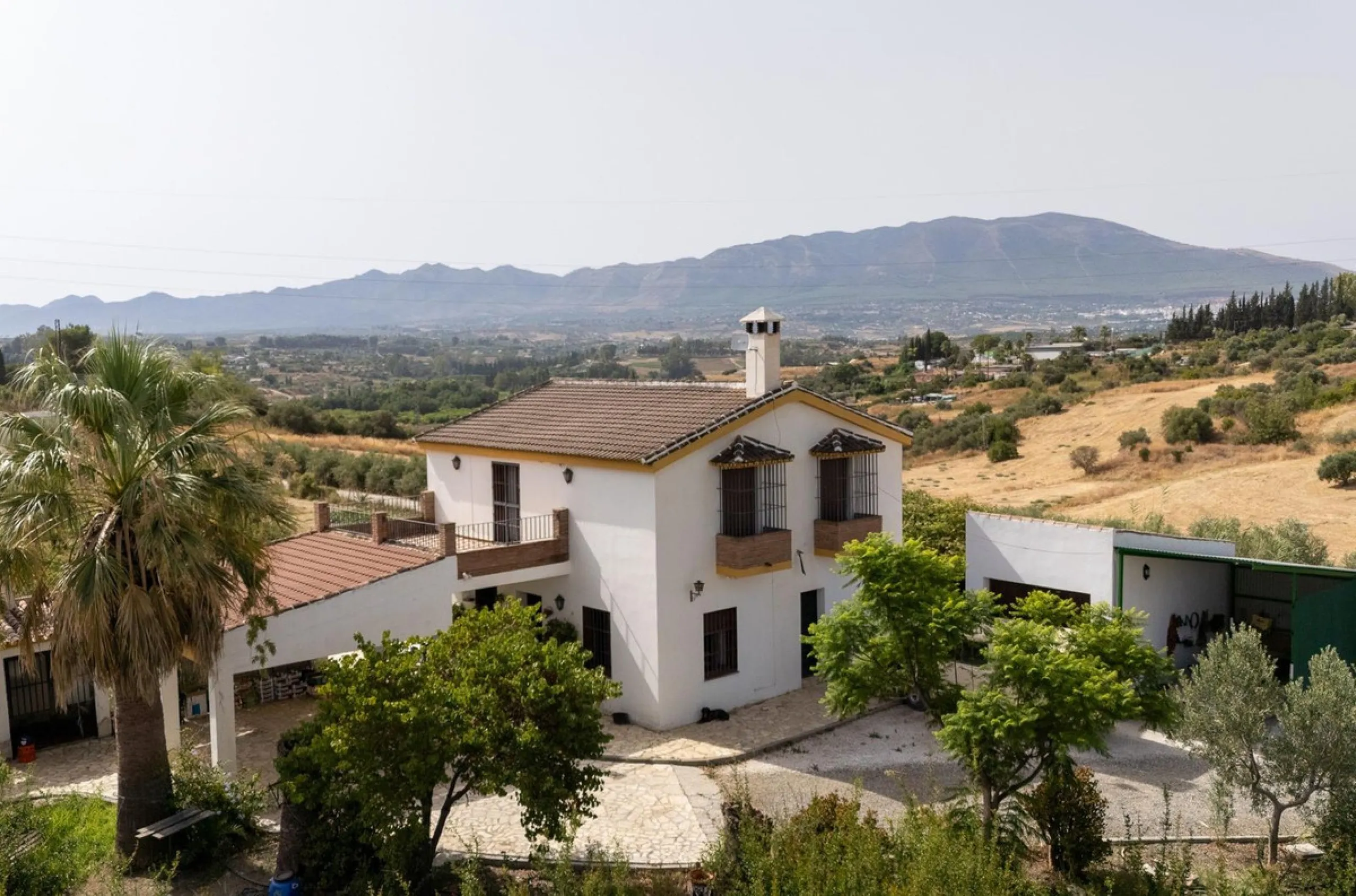 Wonderful finca with almost 50,000 m2 of land, totally fenced, with 5 different entrances, water from its own well plus irrigation water from the canal such us two algibes/ water deposits. T he land is divided into several terraces and planted mainly with