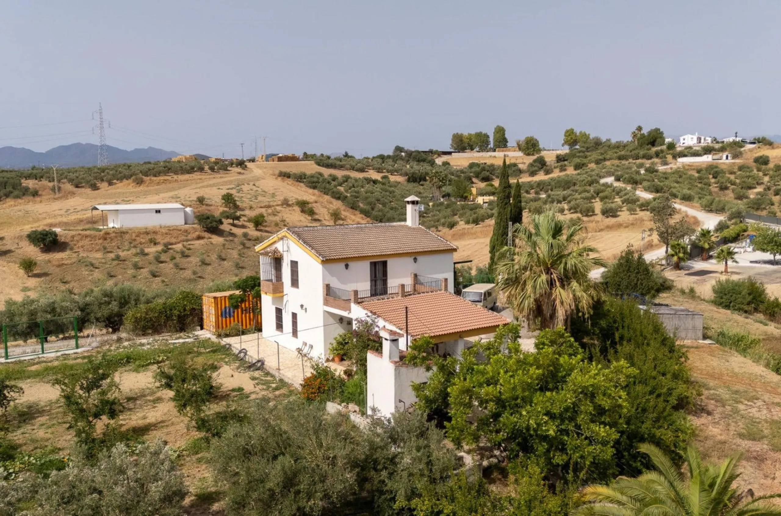 Wonderful finca with almost 50,000 m2 of land, totally fenced, with 5 different entrances, water from its own well plus irrigation water from the canal such us two algibes/ water deposits. T he land is divided into several terraces and planted mainly with