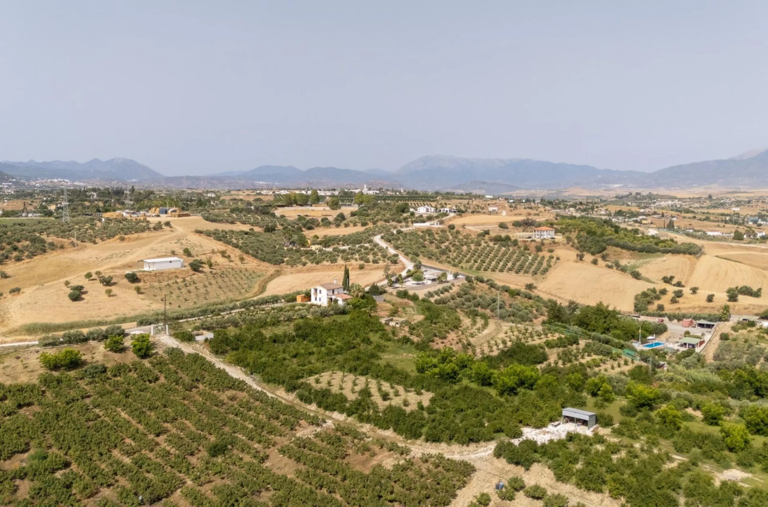 Wonderful finca with almost 50,000 m2 of land, totally fenced, with 5 different entrances, water from its own well plus irrigation water from the canal such us two algibes/ water deposits. T he land is divided into several terraces and planted mainly with