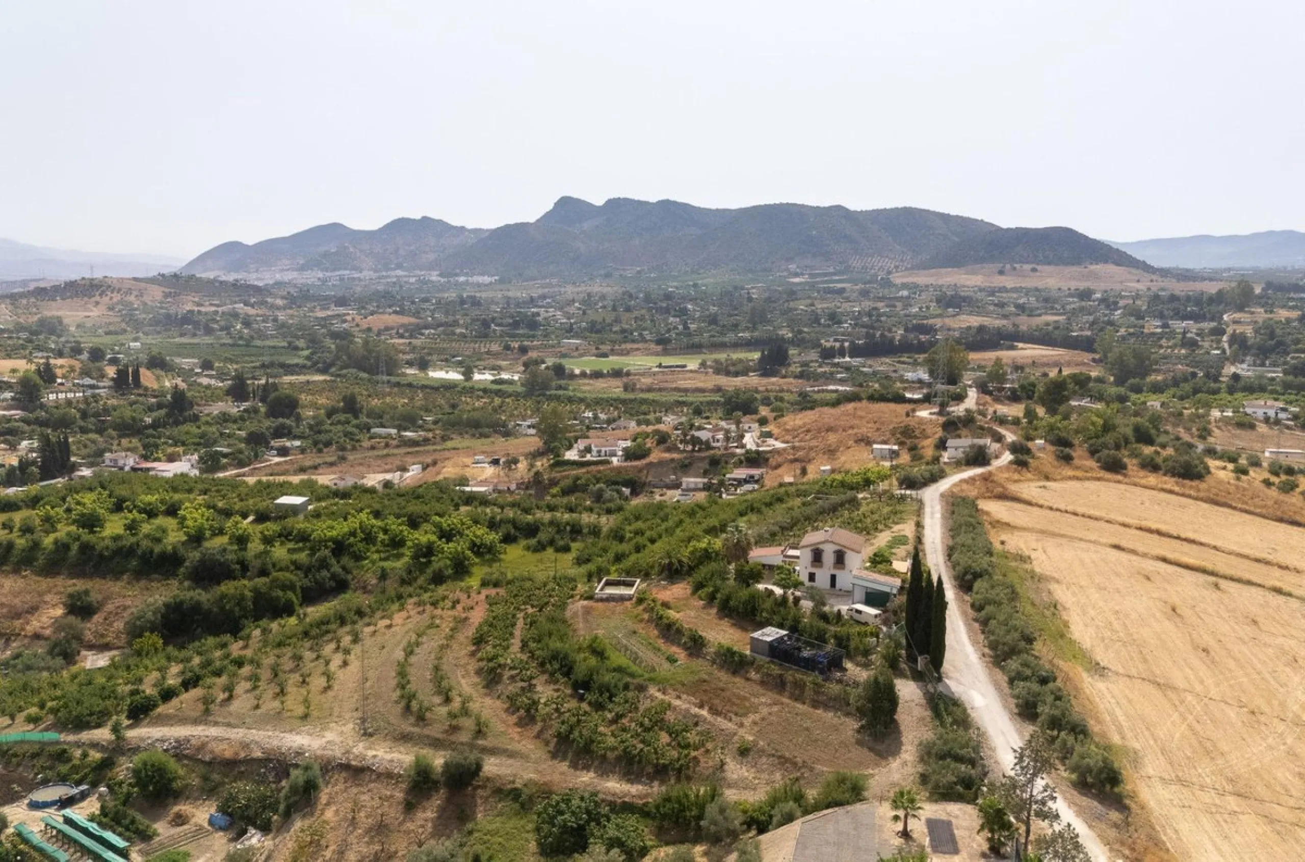 Wonderful finca with almost 50,000 m2 of land, totally fenced, with 5 different entrances, water from its own well plus irrigation water from the canal such us two algibes/ water deposits. T he land is divided into several terraces and planted mainly with