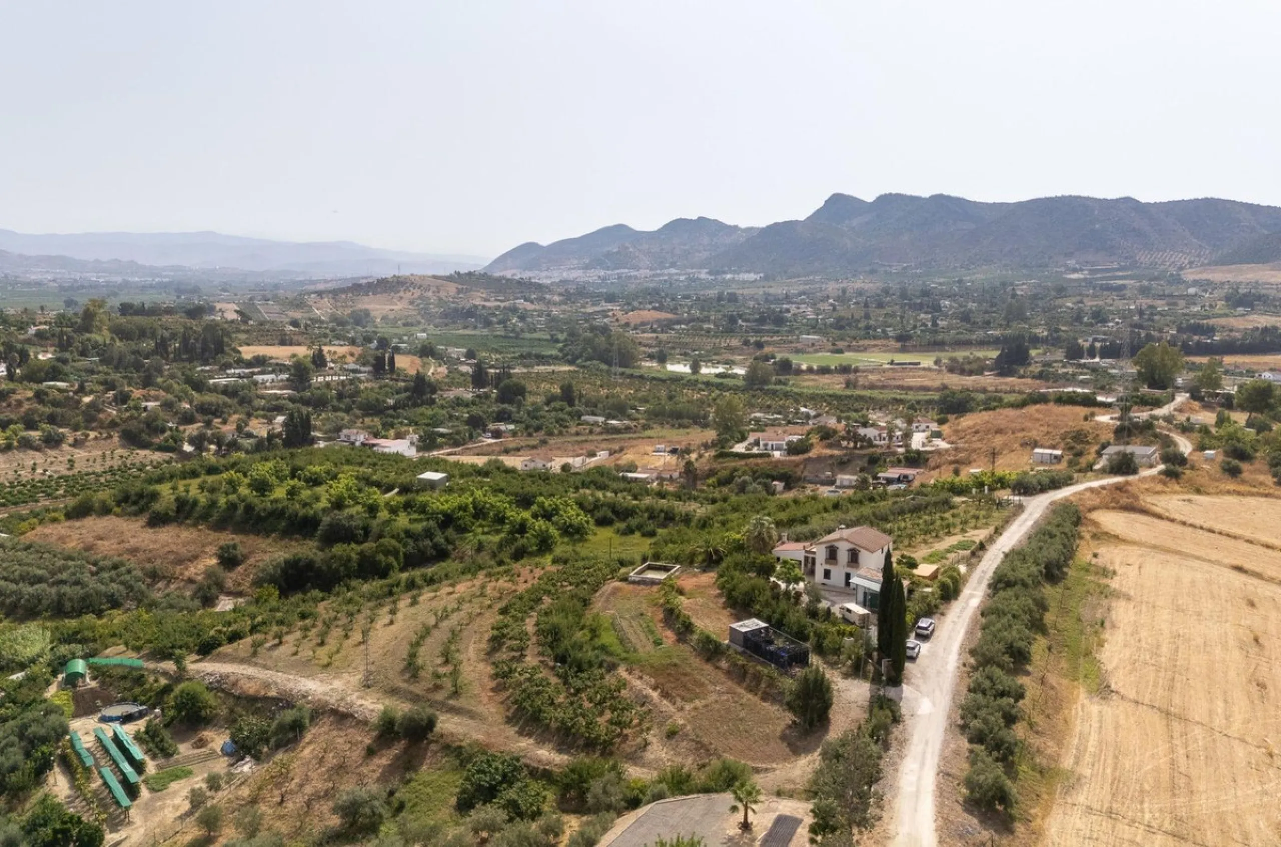 Wonderful finca with almost 50,000 m2 of land, totally fenced, with 5 different entrances, water from its own well plus irrigation water from the canal such us two algibes/ water deposits. T he land is divided into several terraces and planted mainly with