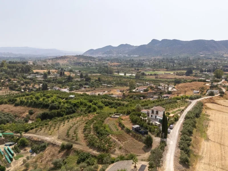 Wonderful finca with almost 50,000 m2 of land, totally fenced, with 5 different entrances, water from its own well plus irrigation water from the canal such us two algibes/ water deposits. T he land is divided into several terraces and planted mainly with