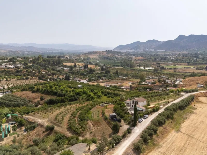 Wonderful finca with almost 50,000 m2 of land, totally fenced, with 5 different entrances, water from its own well plus irrigation water from the canal such us two algibes/ water deposits. T he land is divided into several terraces and planted mainly with