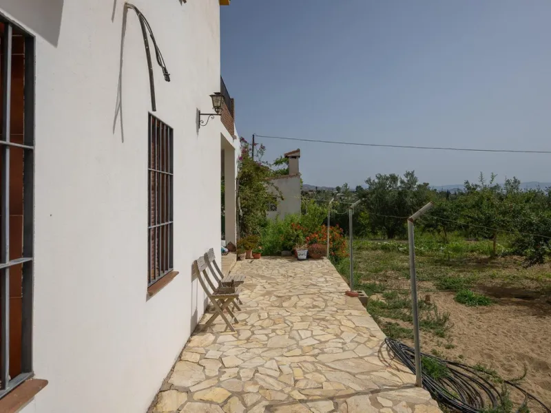Wonderful finca with almost 50,000 m2 of land, totally fenced, with 5 different entrances, water from its own well plus irrigation water from the canal such us two algibes/ water deposits. T he land is divided into several terraces and planted mainly with