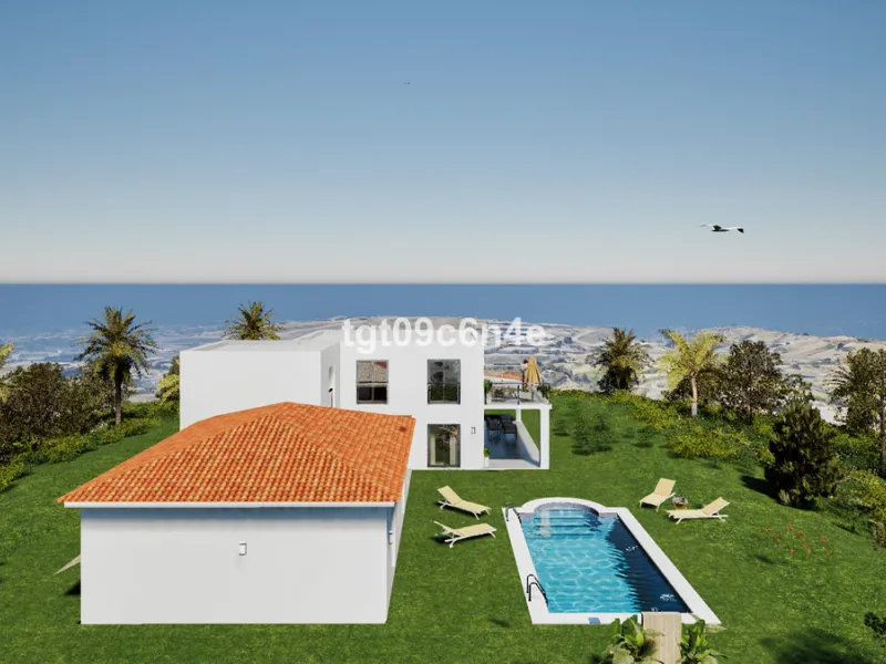 Rustic buildable plot of land for sale very close to Estepona city. Possibility of building a house of up to 500 m2: 250 m2 below ground level (basement floor); ground floor of 125 m2 and upper floor of 125 m2.