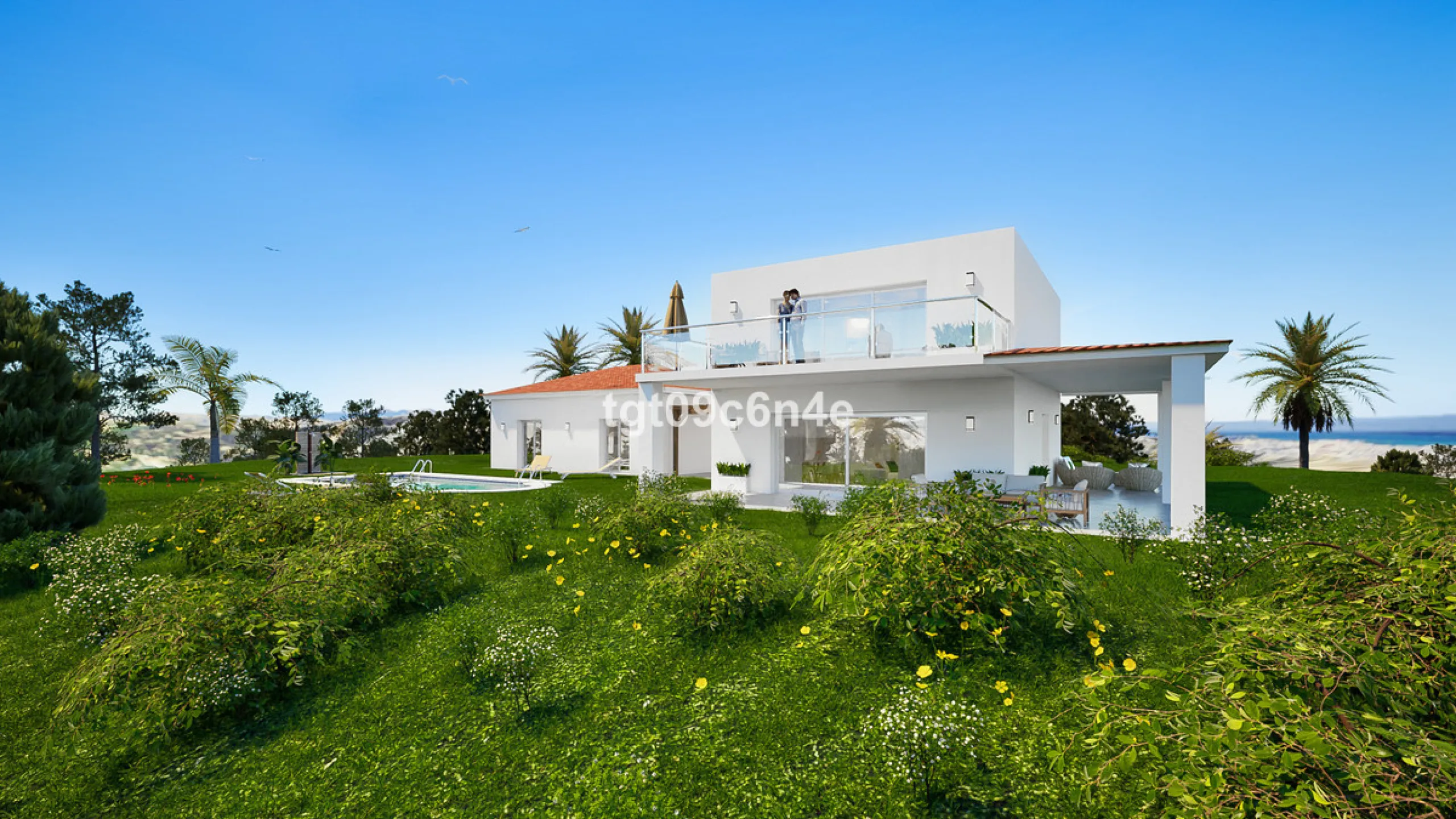Rustic buildable plot of land for sale very close to Estepona city. Possibility of building a house of up to 500 m2: 250 m2 below ground level (basement floor); ground floor of 125 m2 and upper floor of 125 m2.