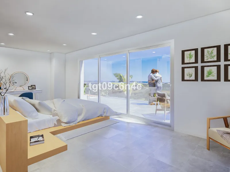 Rustic buildable plot of land for sale very close to Estepona city. Possibility of building a house of up to 500 m2: 250 m2 below ground level (basement floor); ground floor of 125 m2 and upper floor of 125 m2.