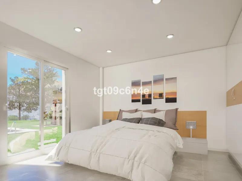 Rustic buildable plot of land for sale very close to Estepona city. Possibility of building a house of up to 500 m2: 250 m2 below ground level (basement floor); ground floor of 125 m2 and upper floor of 125 m2.