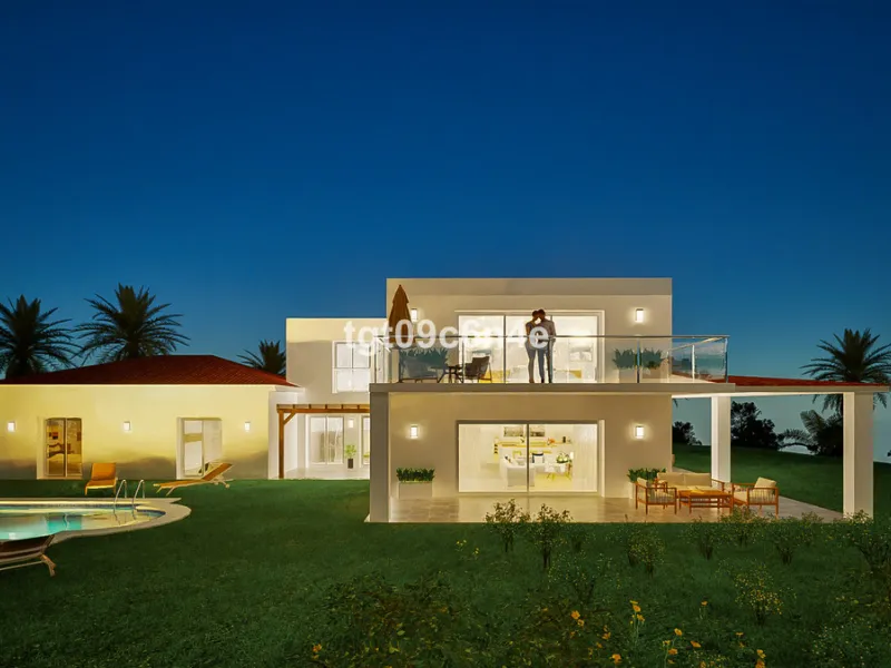 Rustic buildable plot of land for sale very close to Estepona city. Possibility of building a house of up to 500 m2: 250 m2 below ground level (basement floor); ground floor of 125 m2 and upper floor of 125 m2.