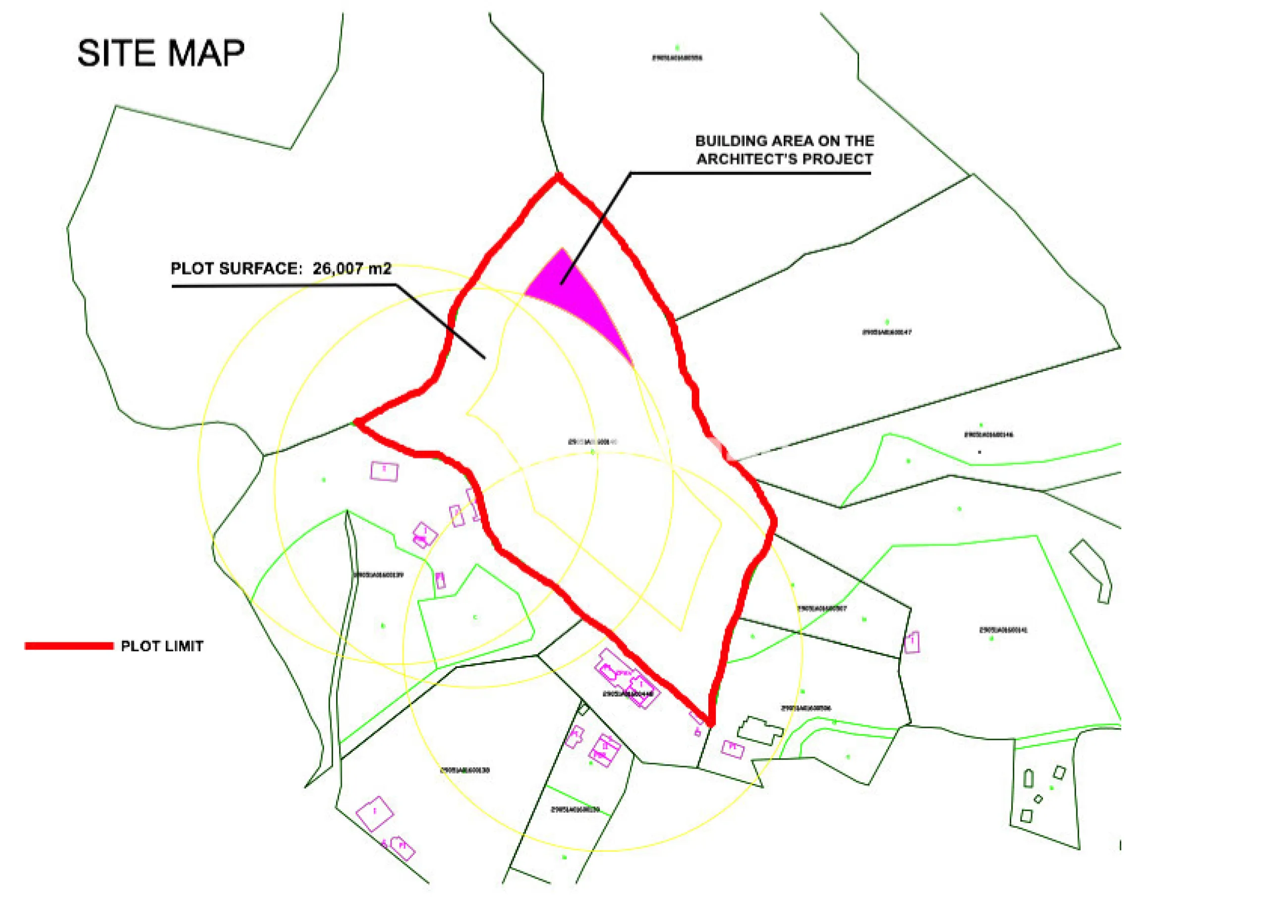 Rustic buildable plot of land for sale very close to Estepona city. Possibility of building a house of up to 500 m2: 250 m2 below ground level (basement floor); ground floor of 125 m2 and upper floor of 125 m2.